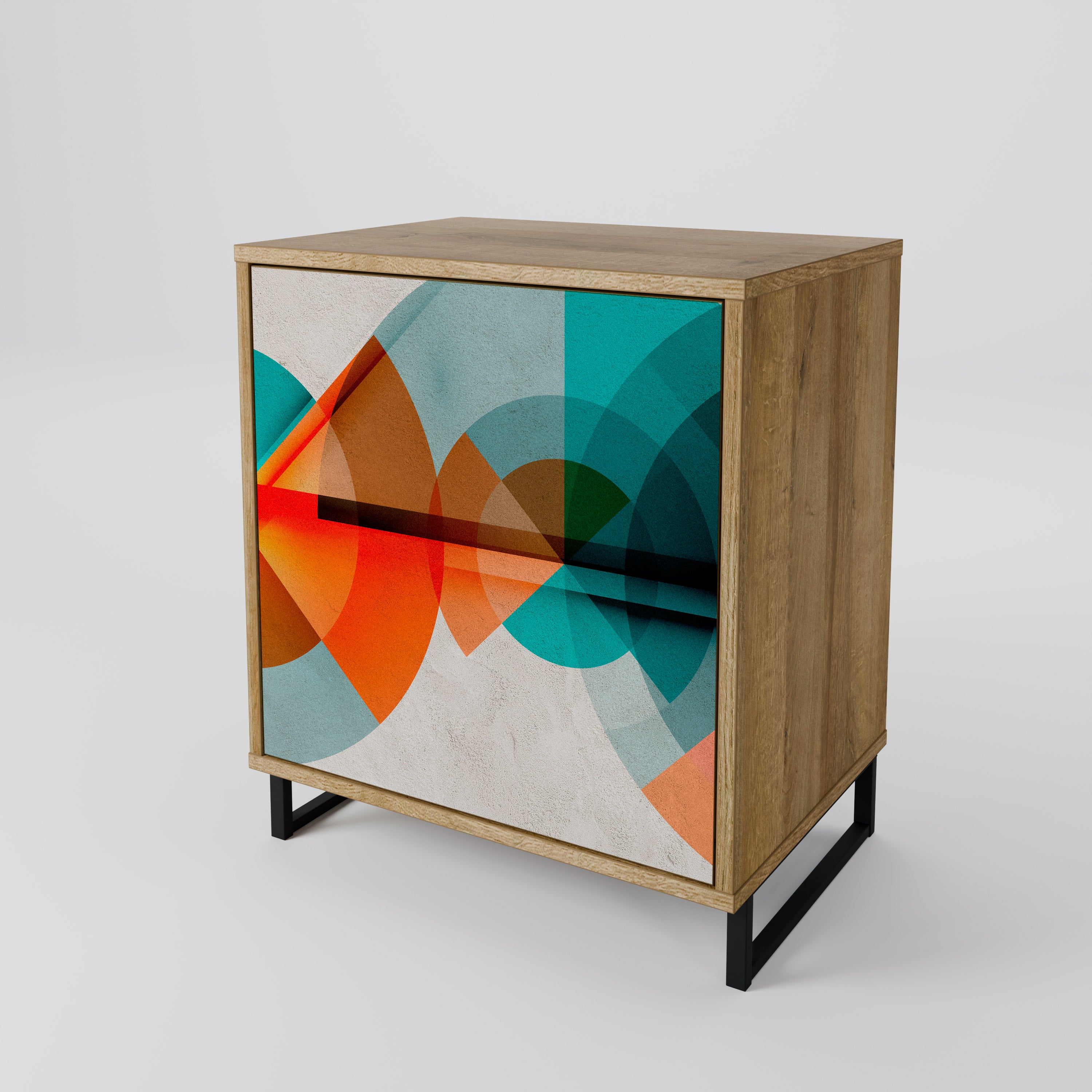 CIRCULAR RHAPSODY 1-Door Sideboard