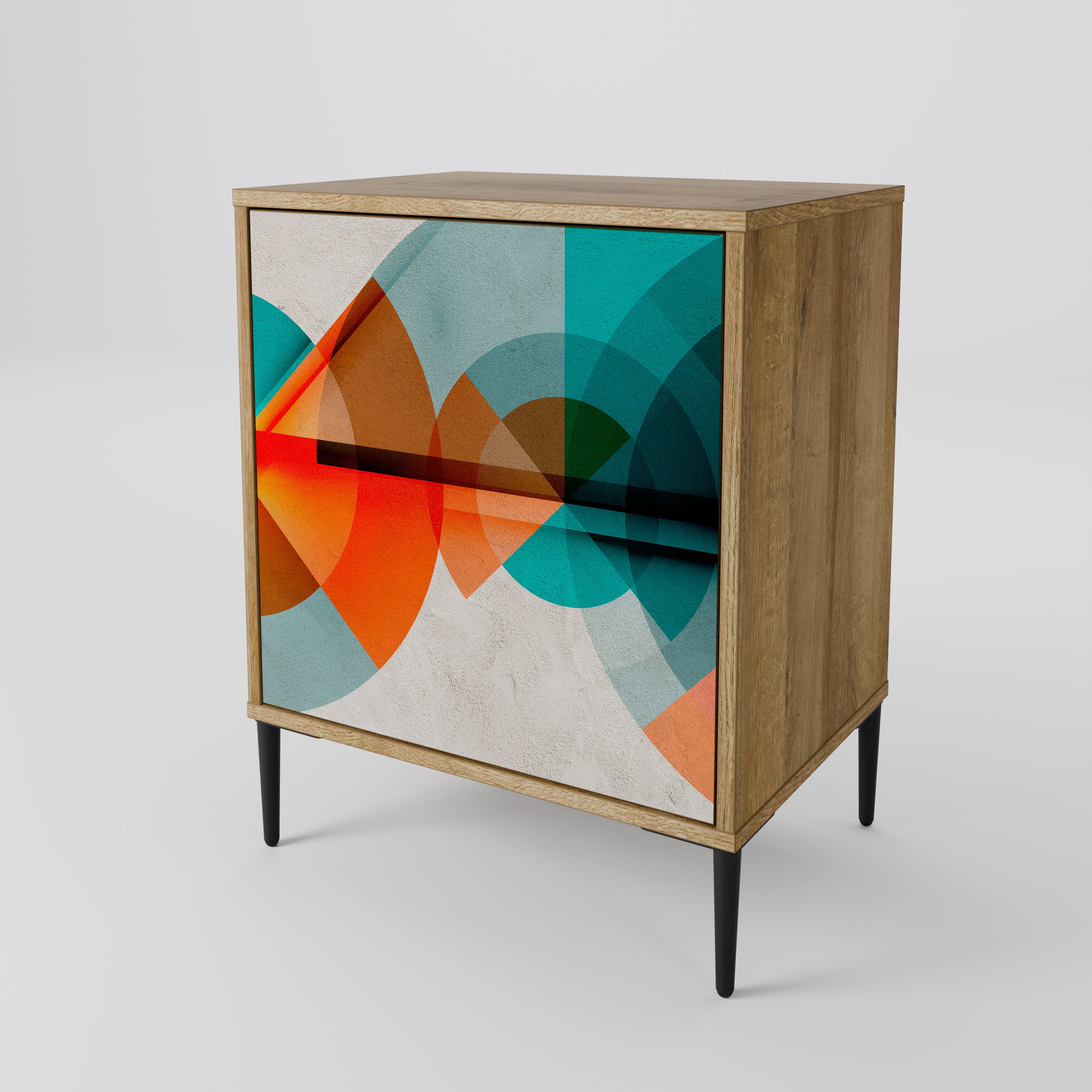 CIRCULAR RHAPSODY 1-Door Sideboard