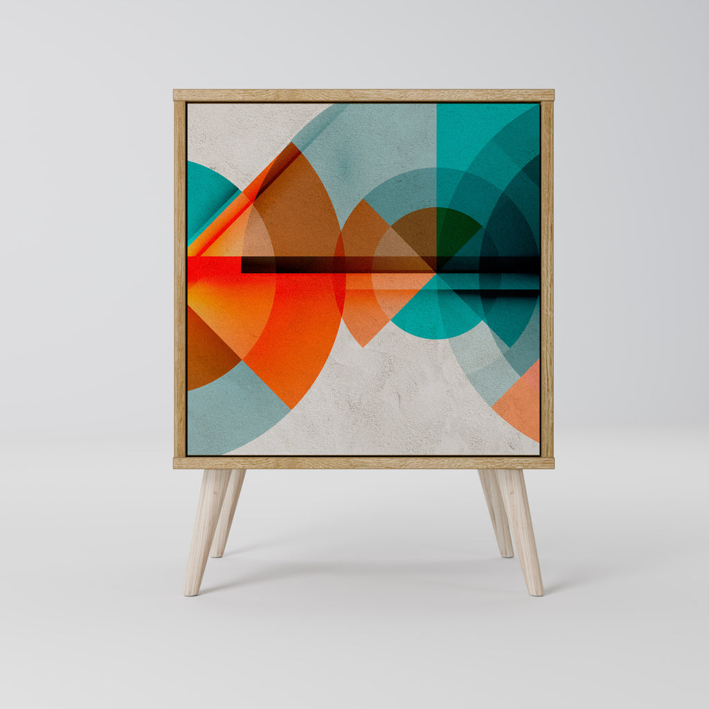 CIRCULAR RHAPSODY 1-Door Sideboard