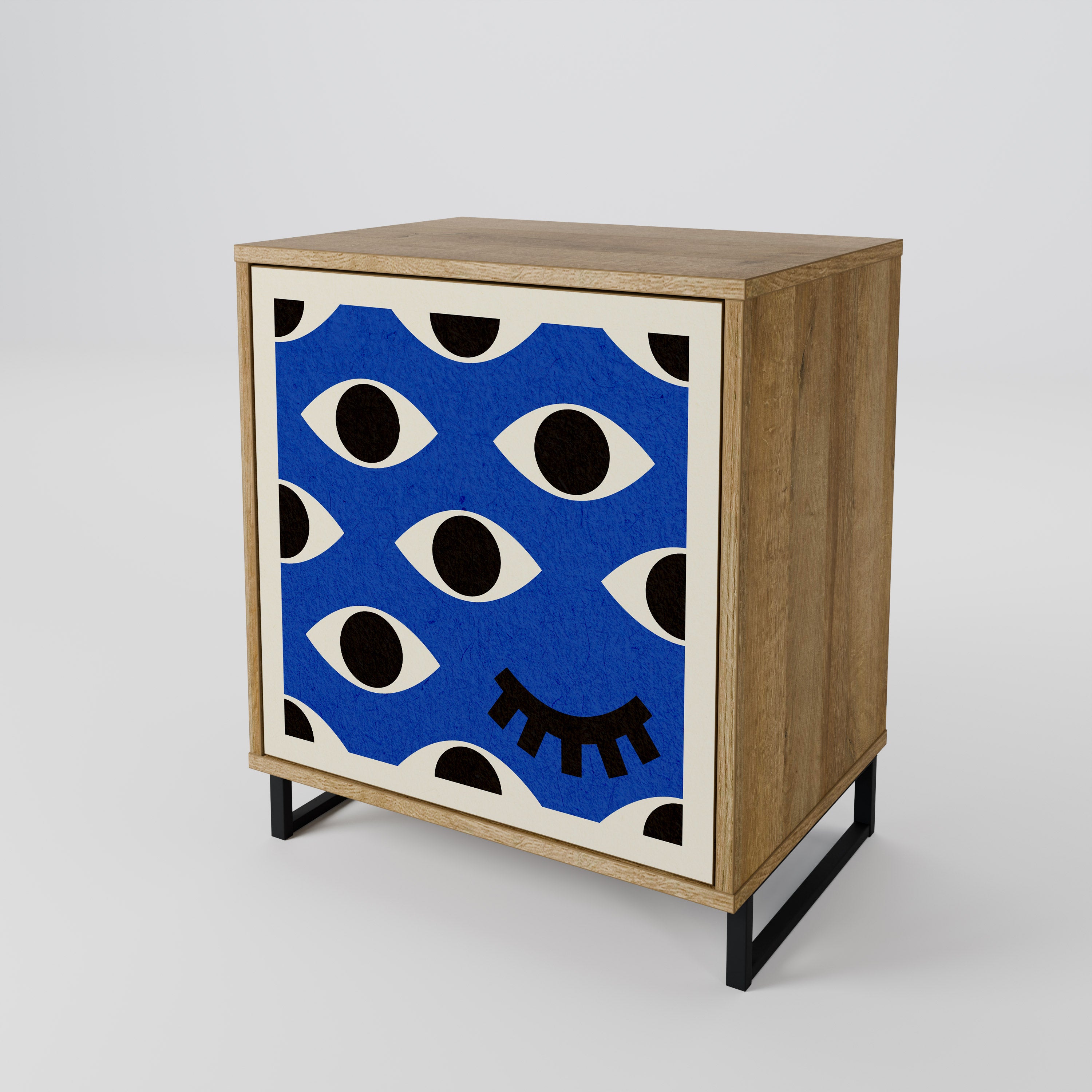 GEOMETRIC EYES 1-Door Sideboard