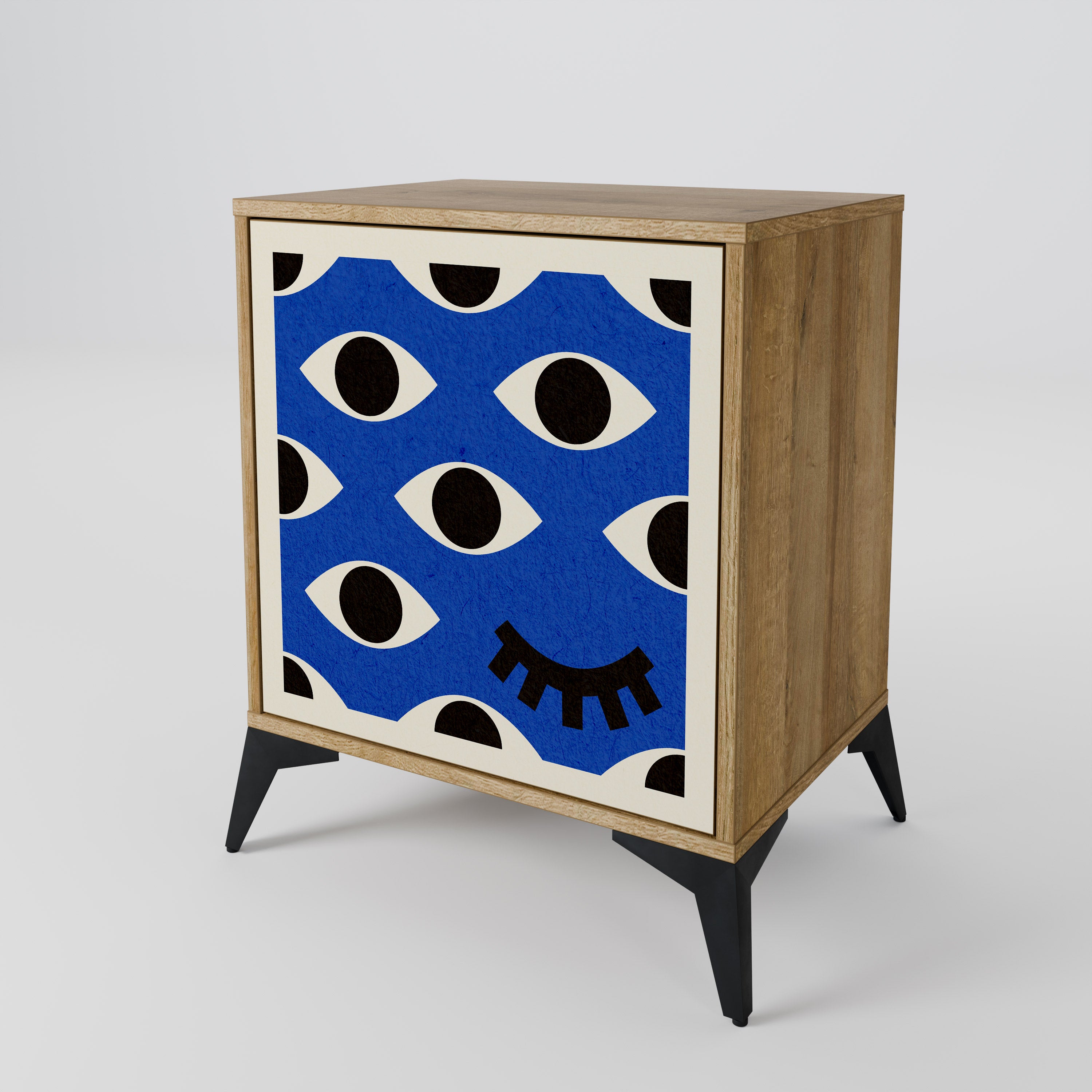 GEOMETRIC EYES 1-Door Sideboard