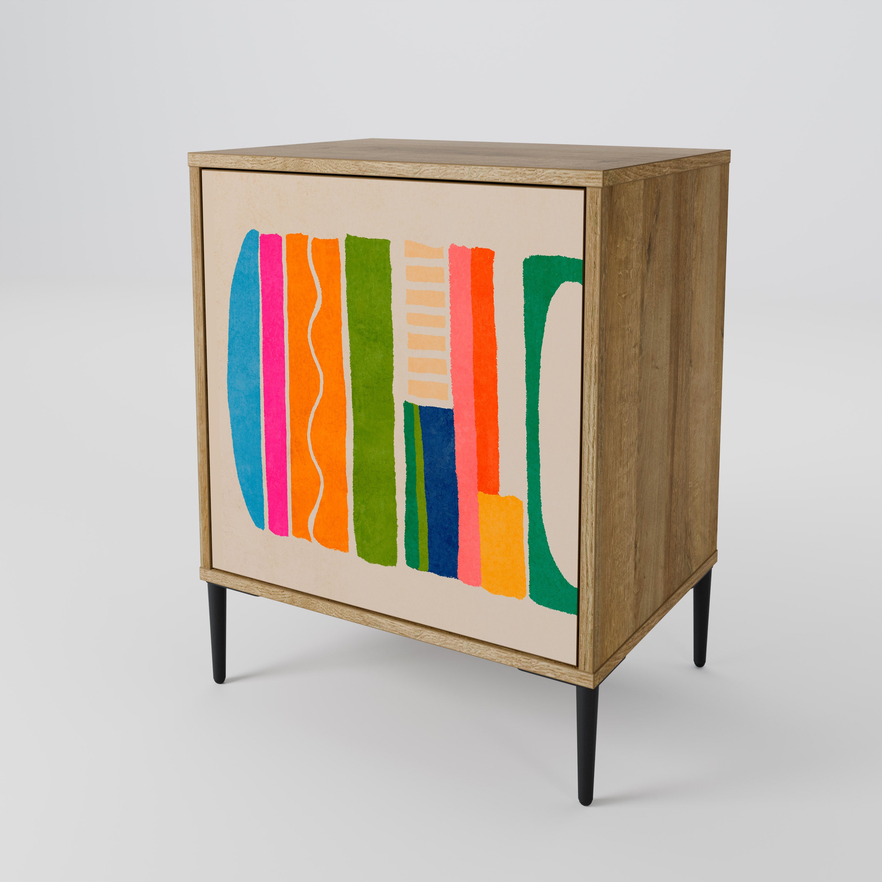GEOMETRIC SHINE 1-Door Sideboard