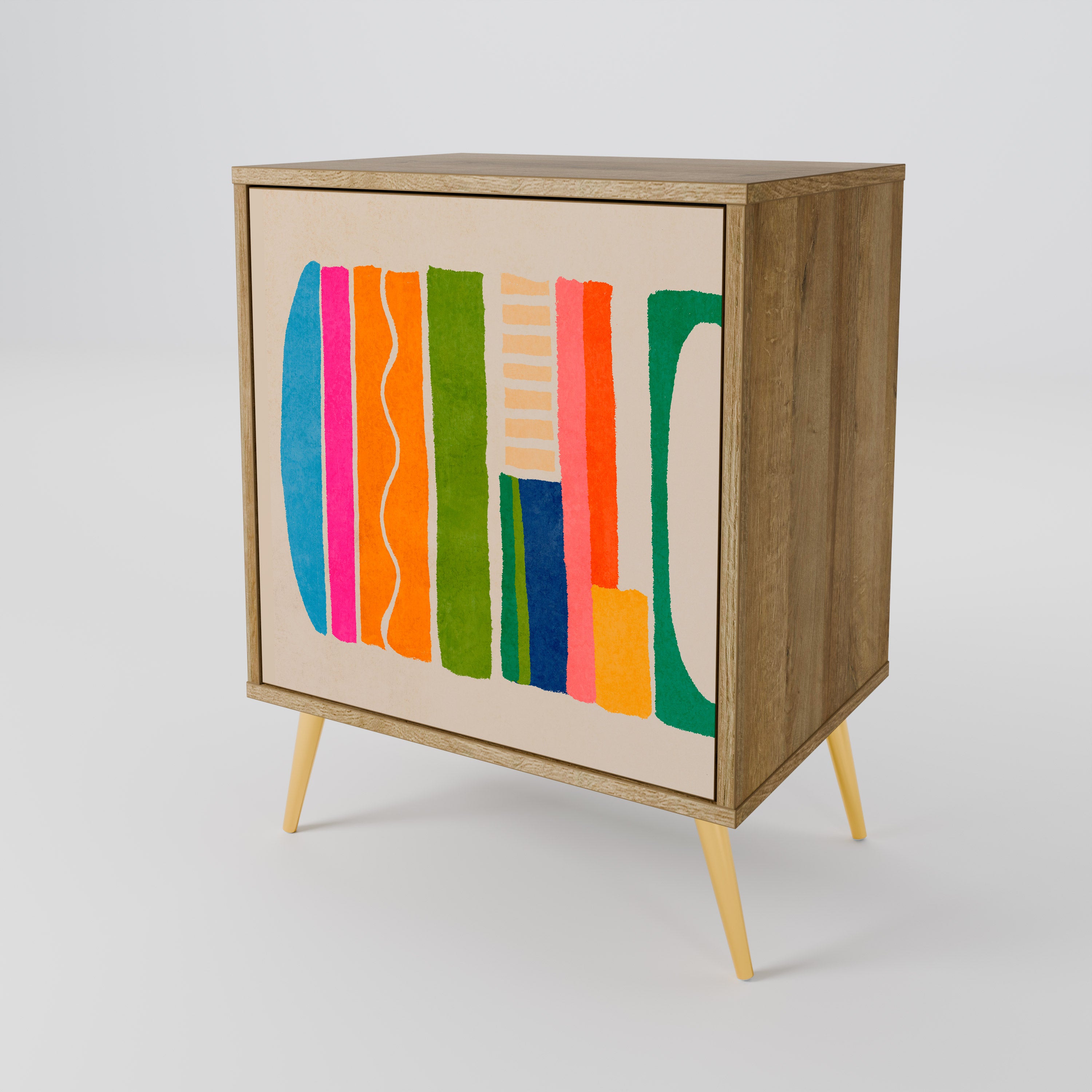GEOMETRIC SHINE 1-Door Sideboard