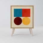 GEOMETRIC PUZZLE 1-Door Sideboard