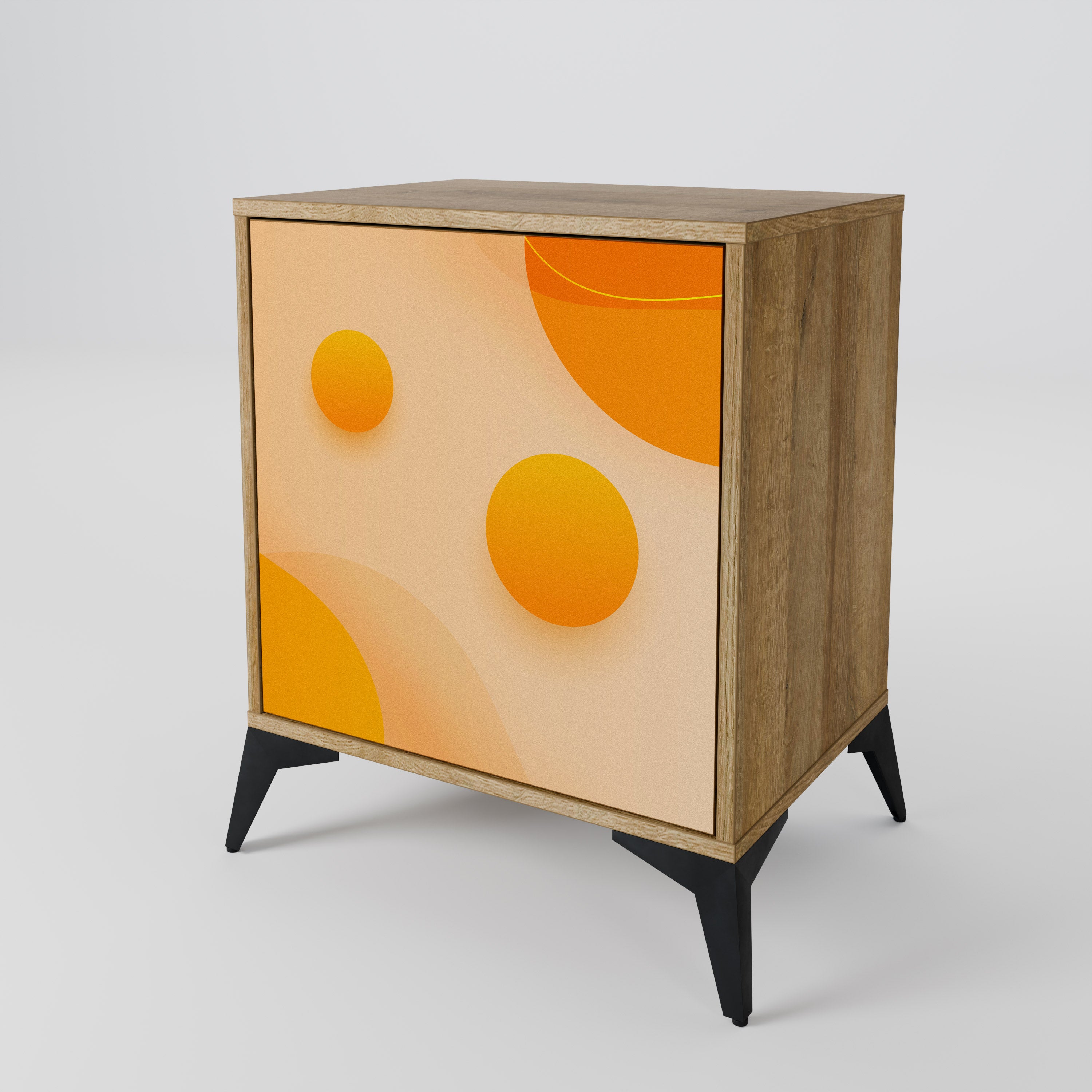 ORANGE ARRANGEMENT 1-Door Sideboard