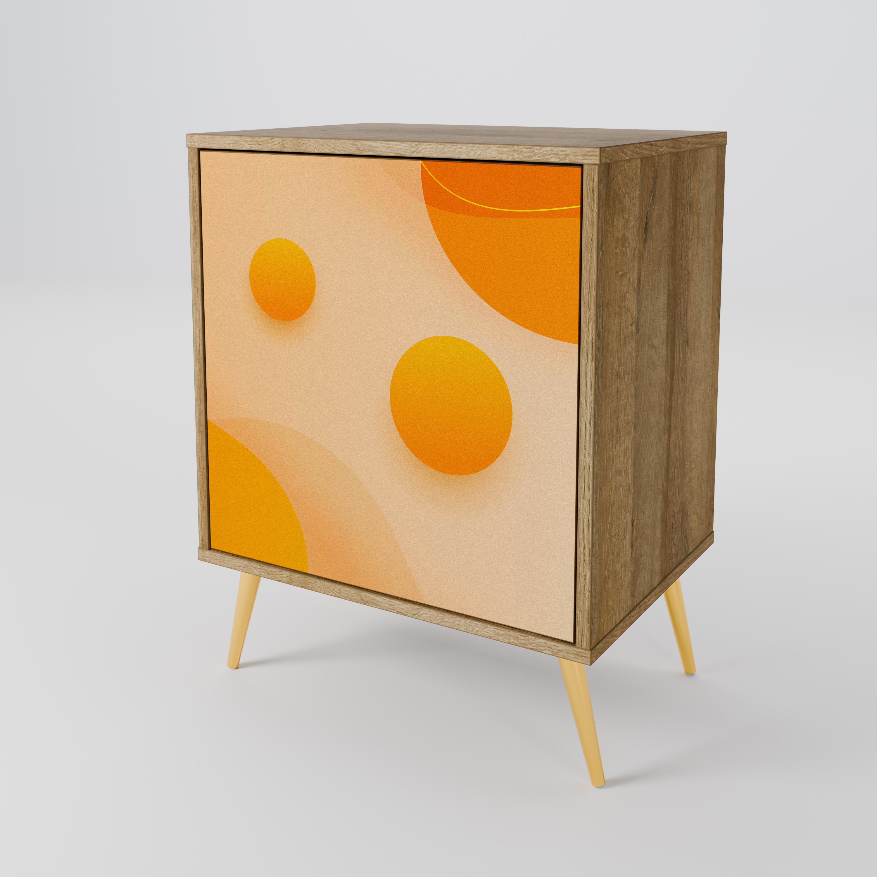 ORANGE ARRANGEMENT 1-Door Sideboard