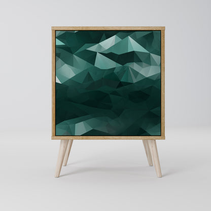 POLYGONAL FLOATING Jednodveřová komoda