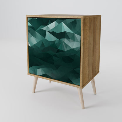POLYGONAL FLOATING Jednodveřová komoda
