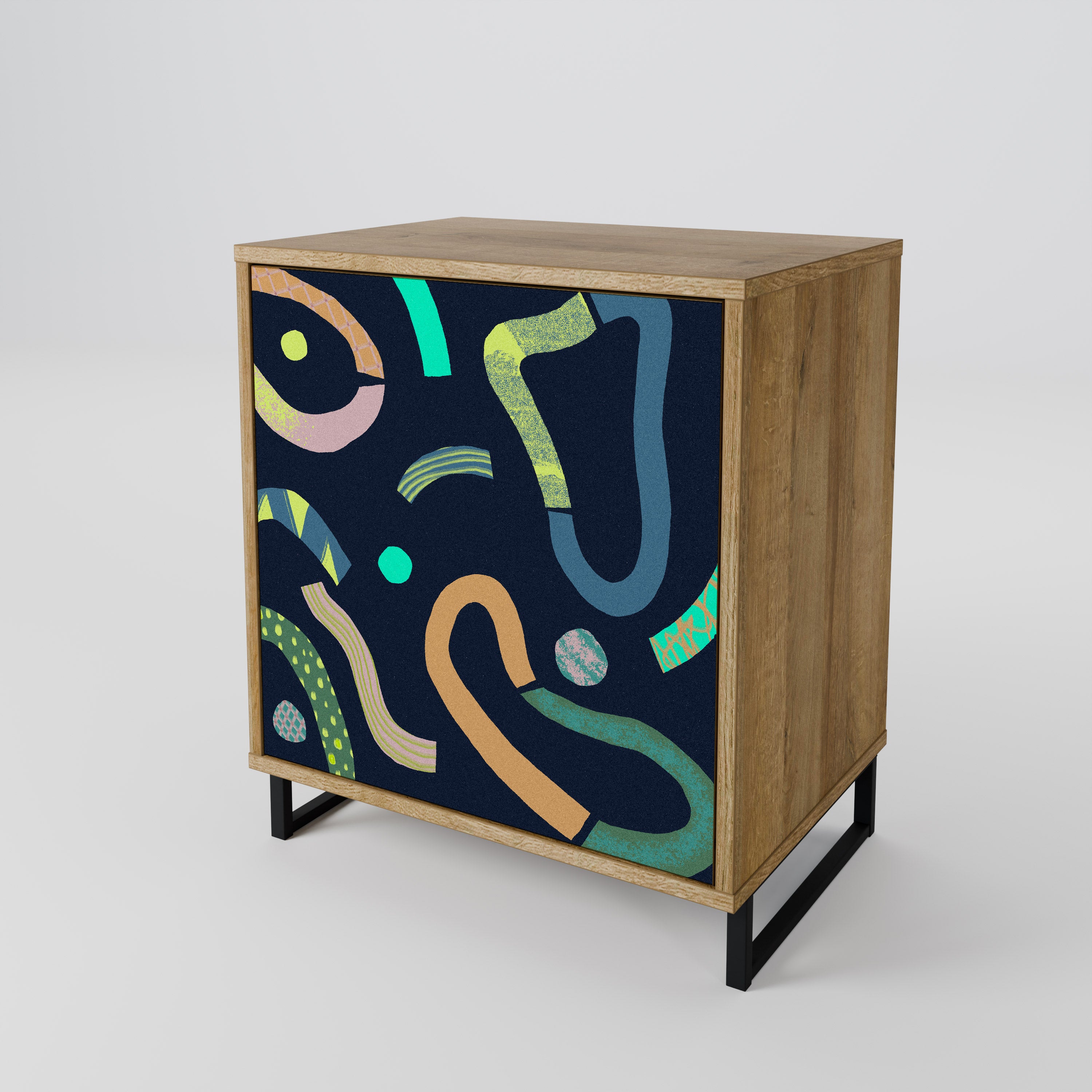 CONTRAST DANCE 1-Door Sideboard