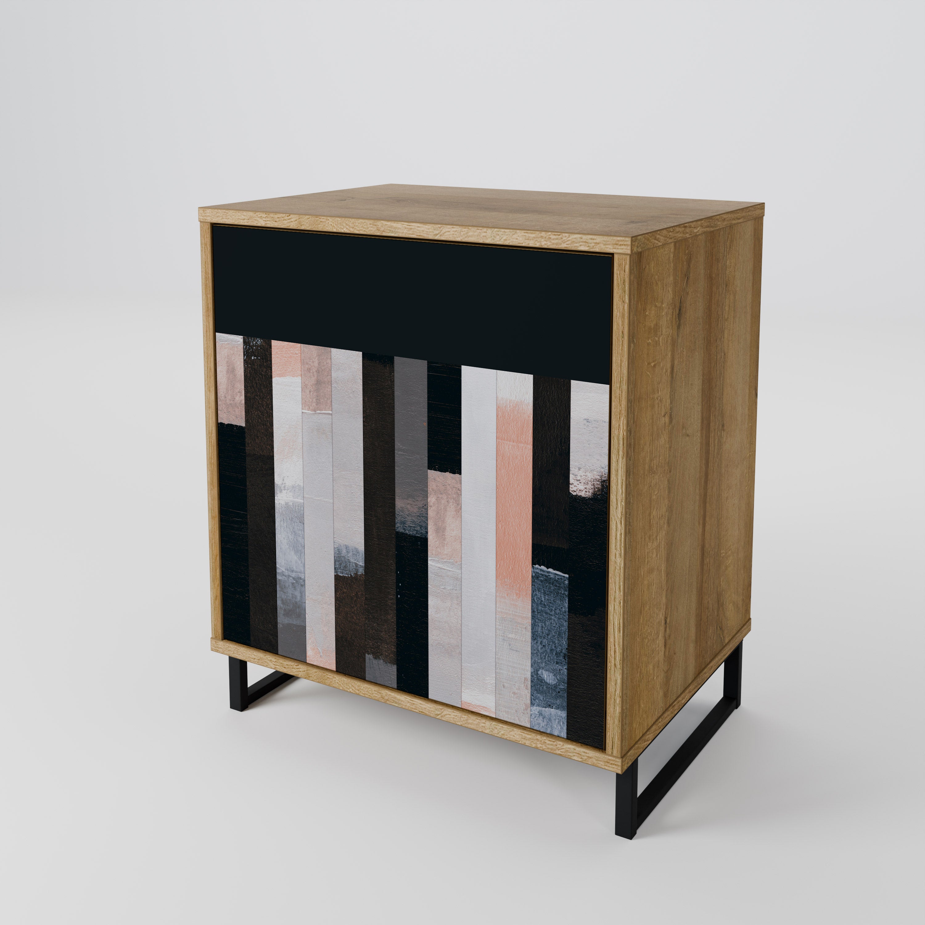 COLLAGE OF RECTANGLES 1-Door Sideboard