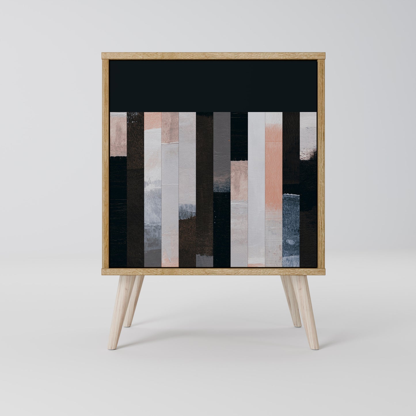 COLLAGE OF RECTANGLES Jednodveřová komoda