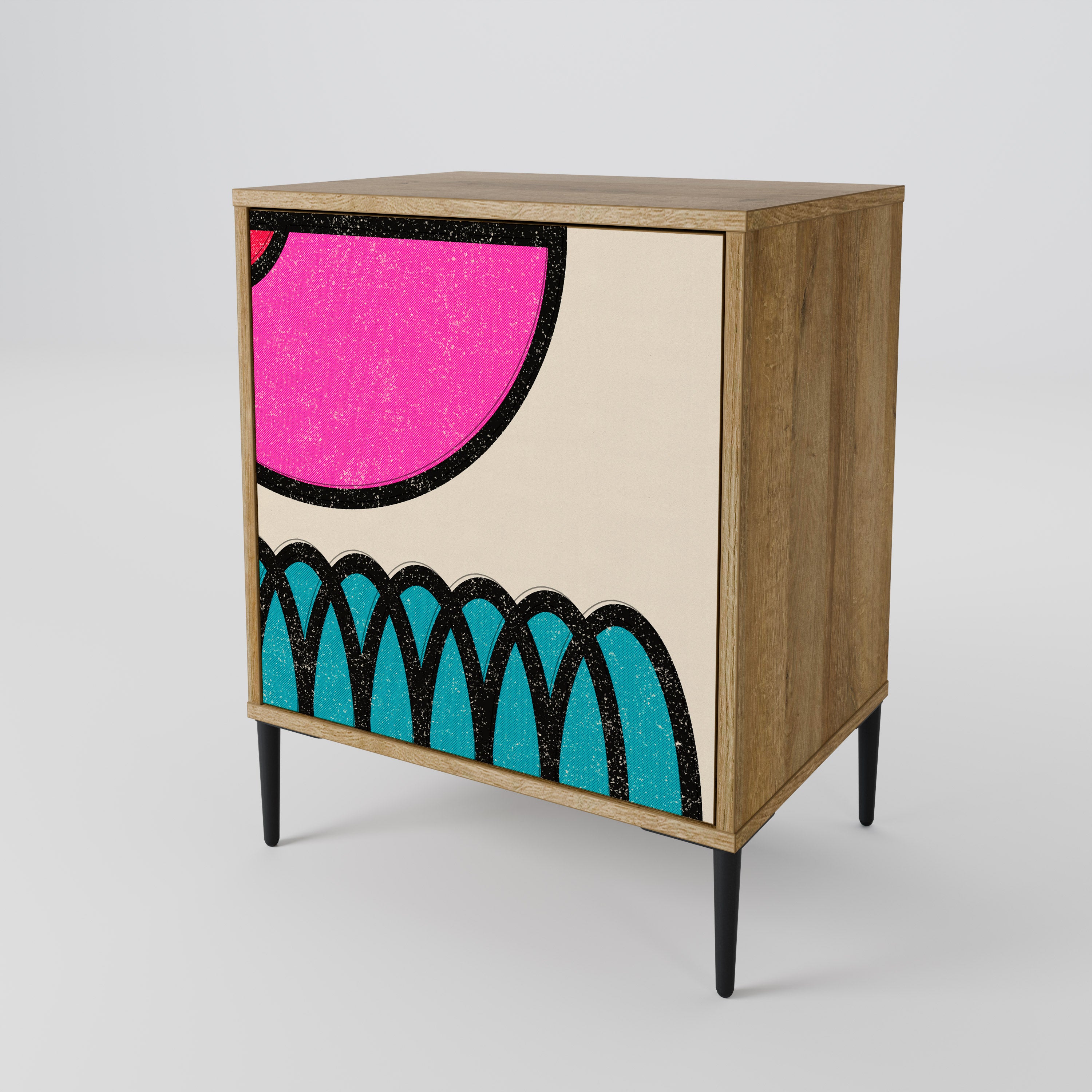 GEOMETRIC RHAPSODY 1-Door Sideboard