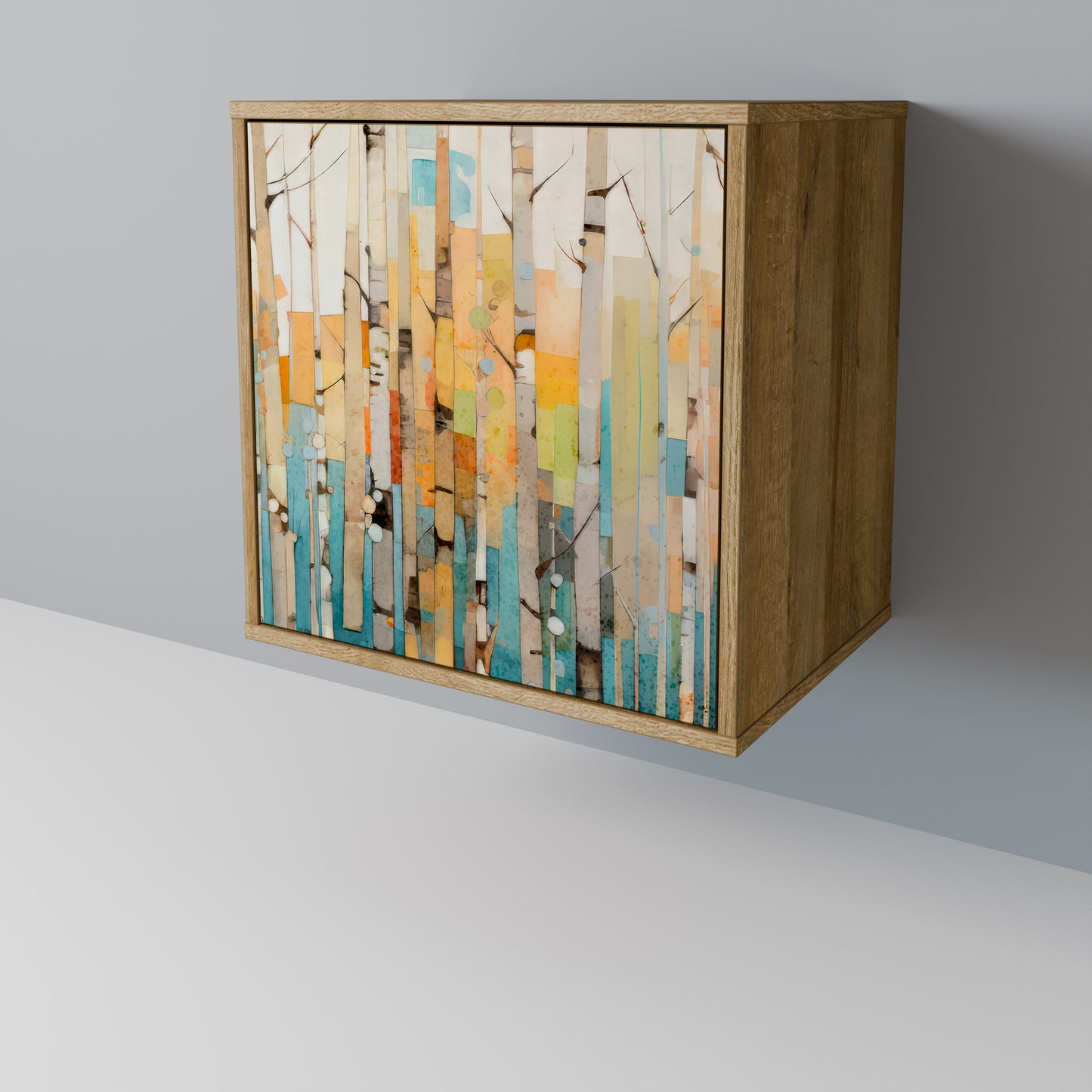 BIRCH KALEIDOSCOPE Jednodveřová komoda