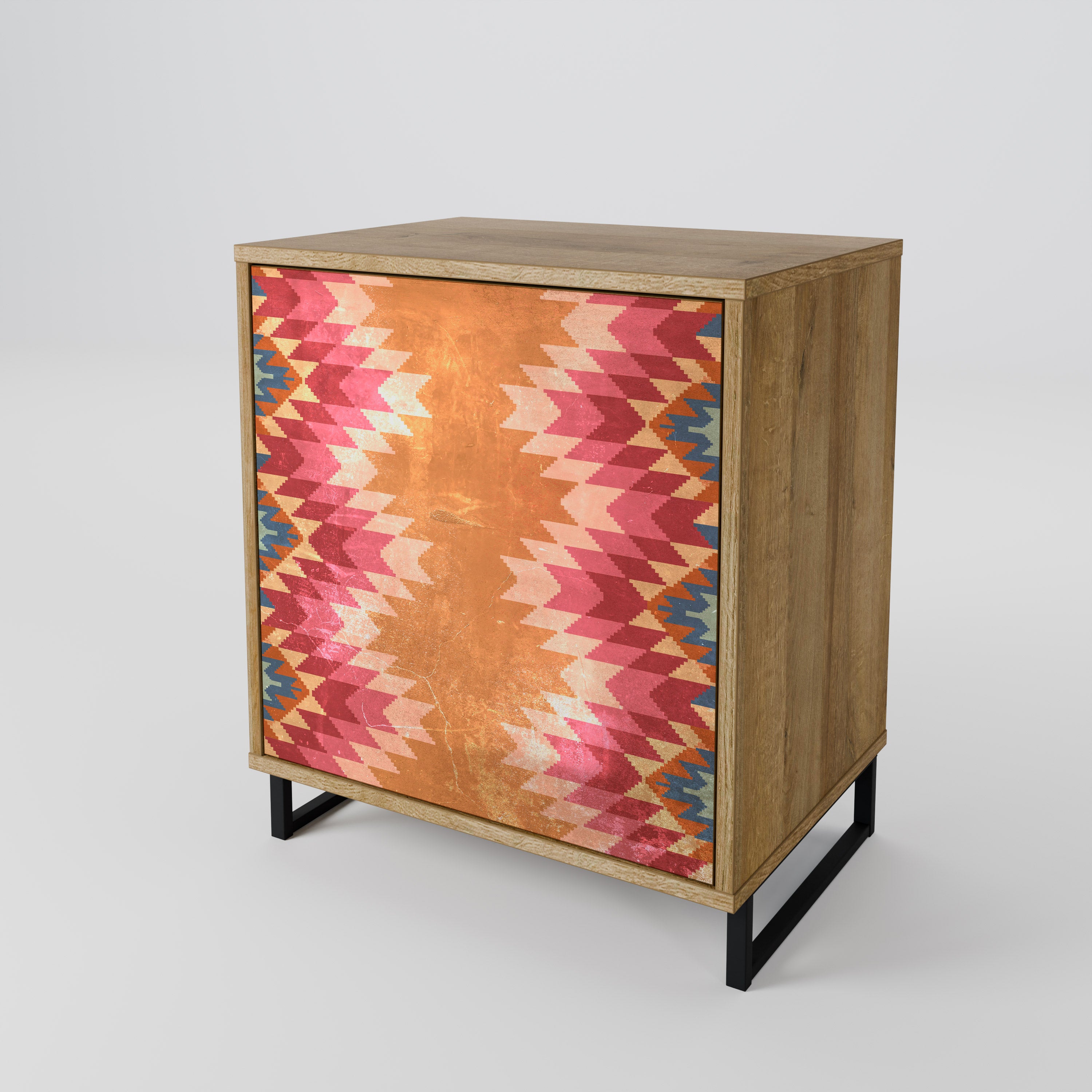 INDIAN FOLK 1-Door Sideboard