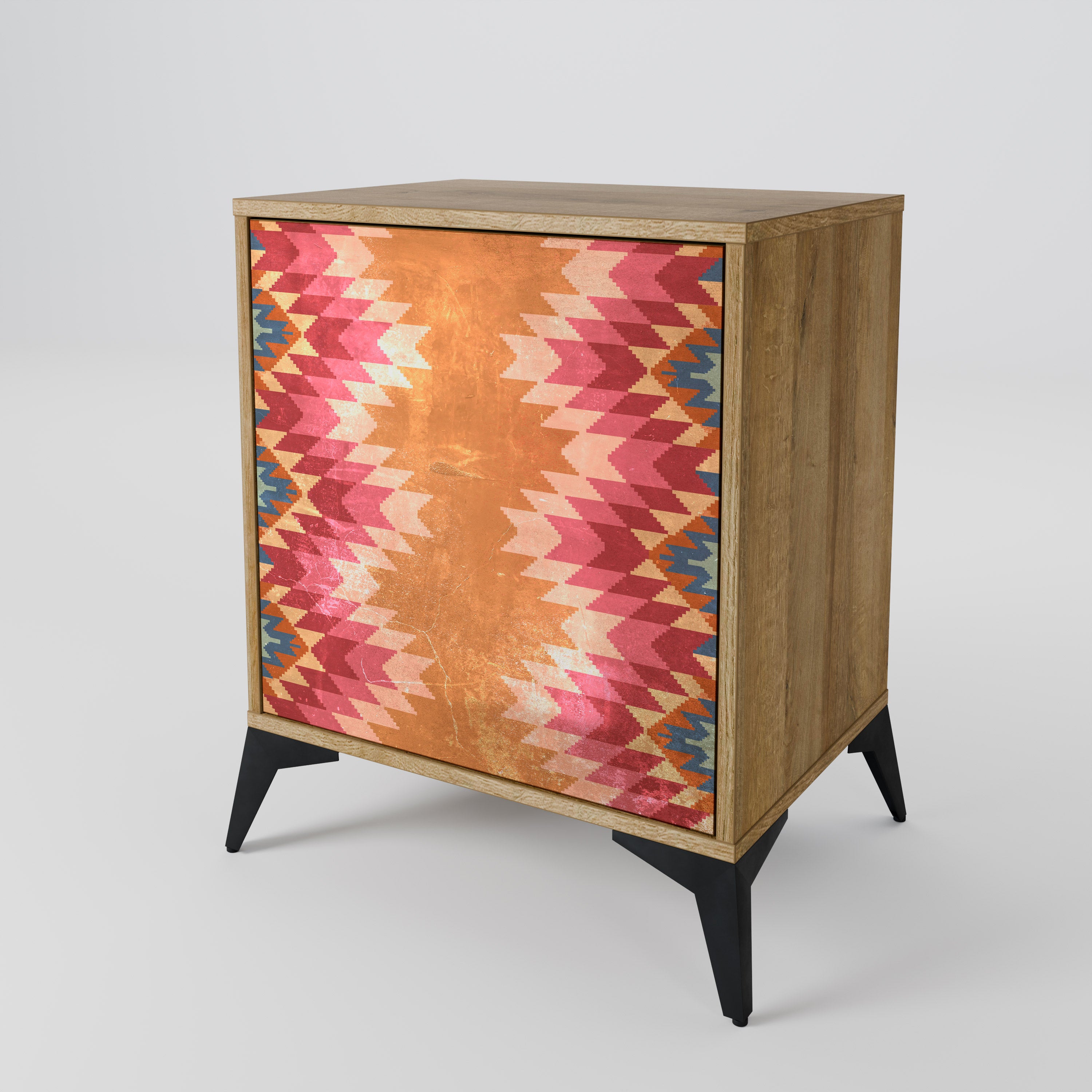 INDIAN FOLK 1-Door Sideboard