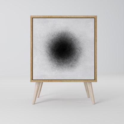 BLACK HOLE Jednodveřová komoda