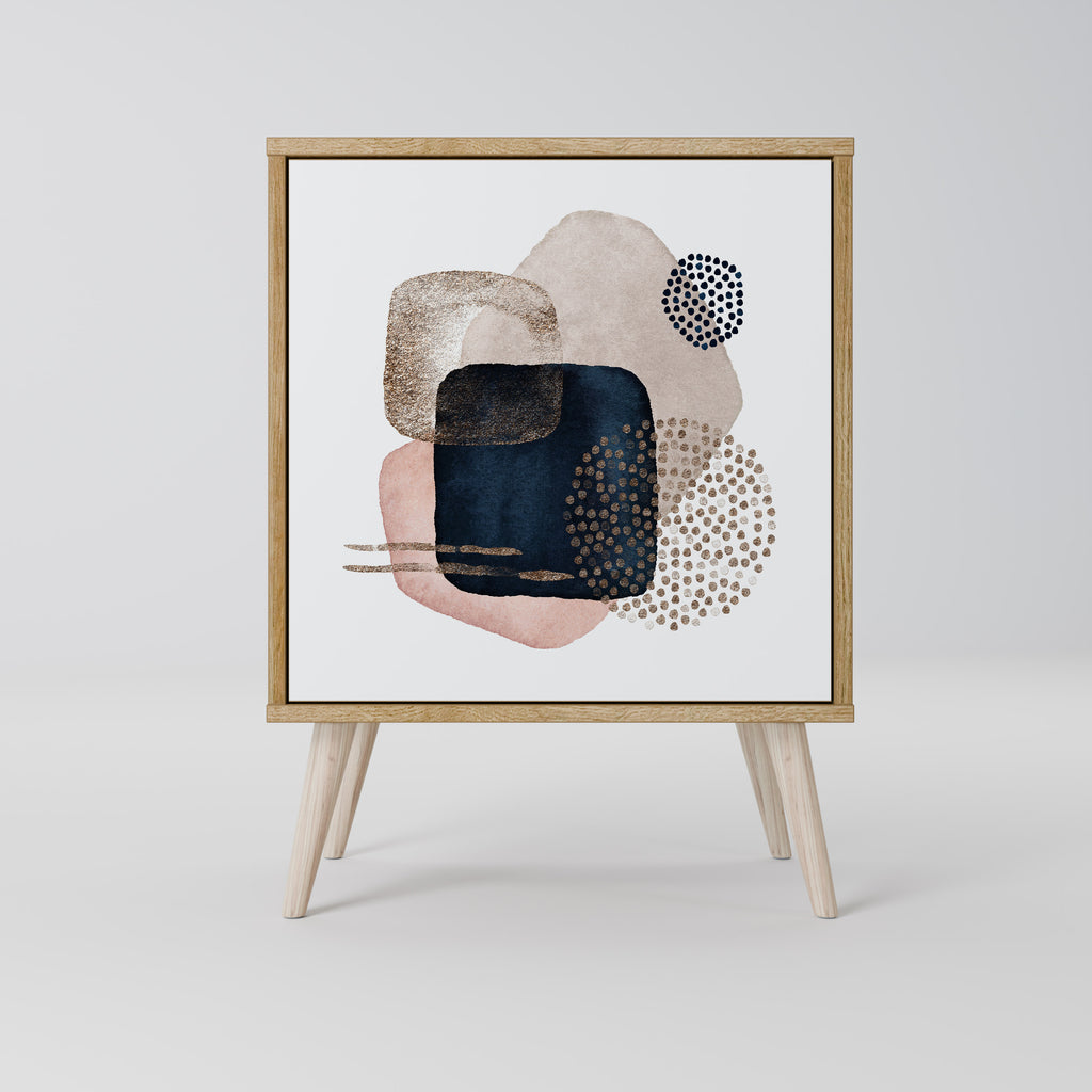 COLORFUL SHAPES Jednodveřová komoda