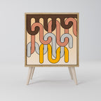 COLORFUL STRINGS Jednodveřová komoda