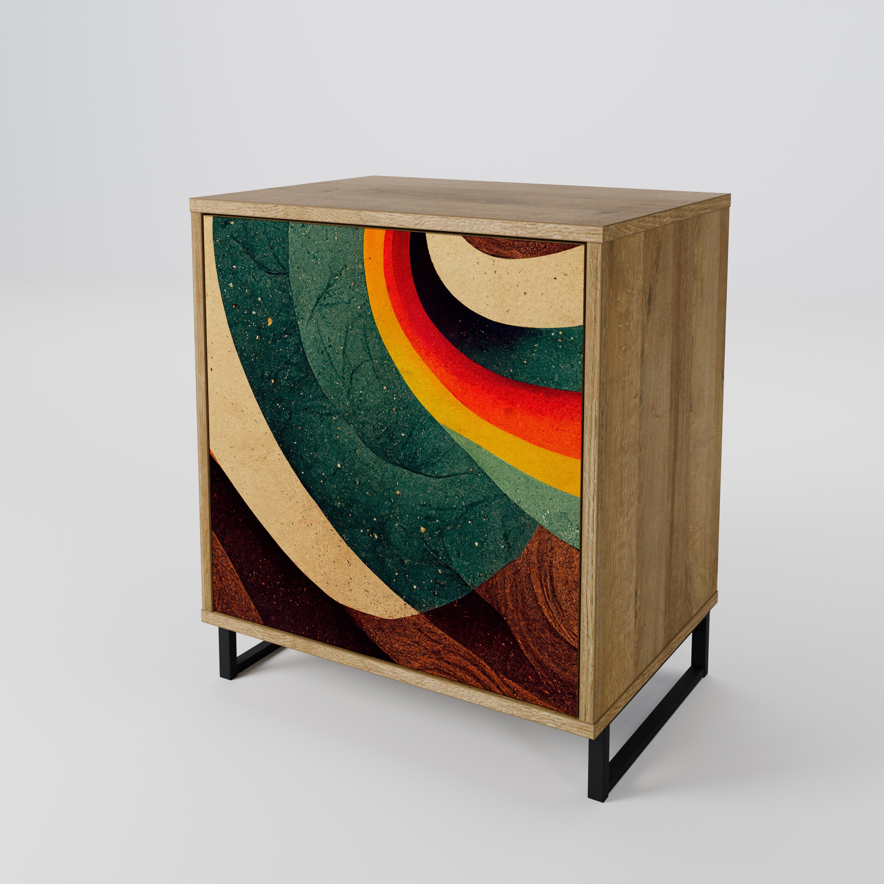 COLORFUL STRANDS 1-Door Sideboard