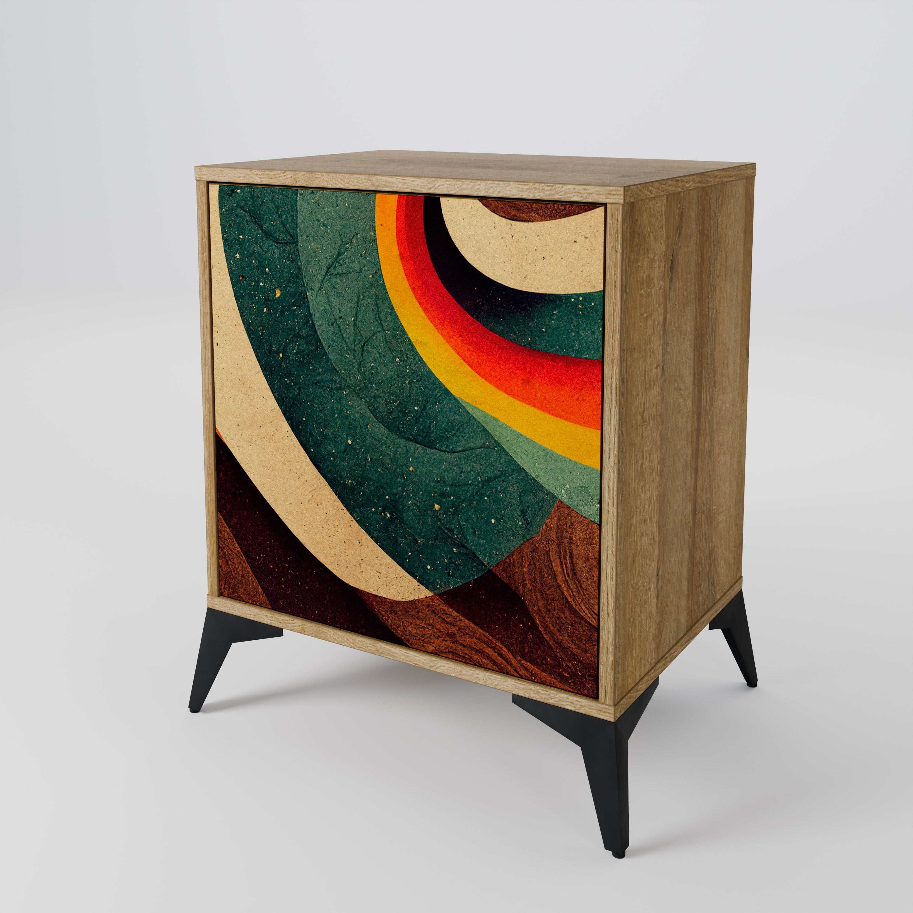 COLORFUL STRANDS 1-Door Sideboard