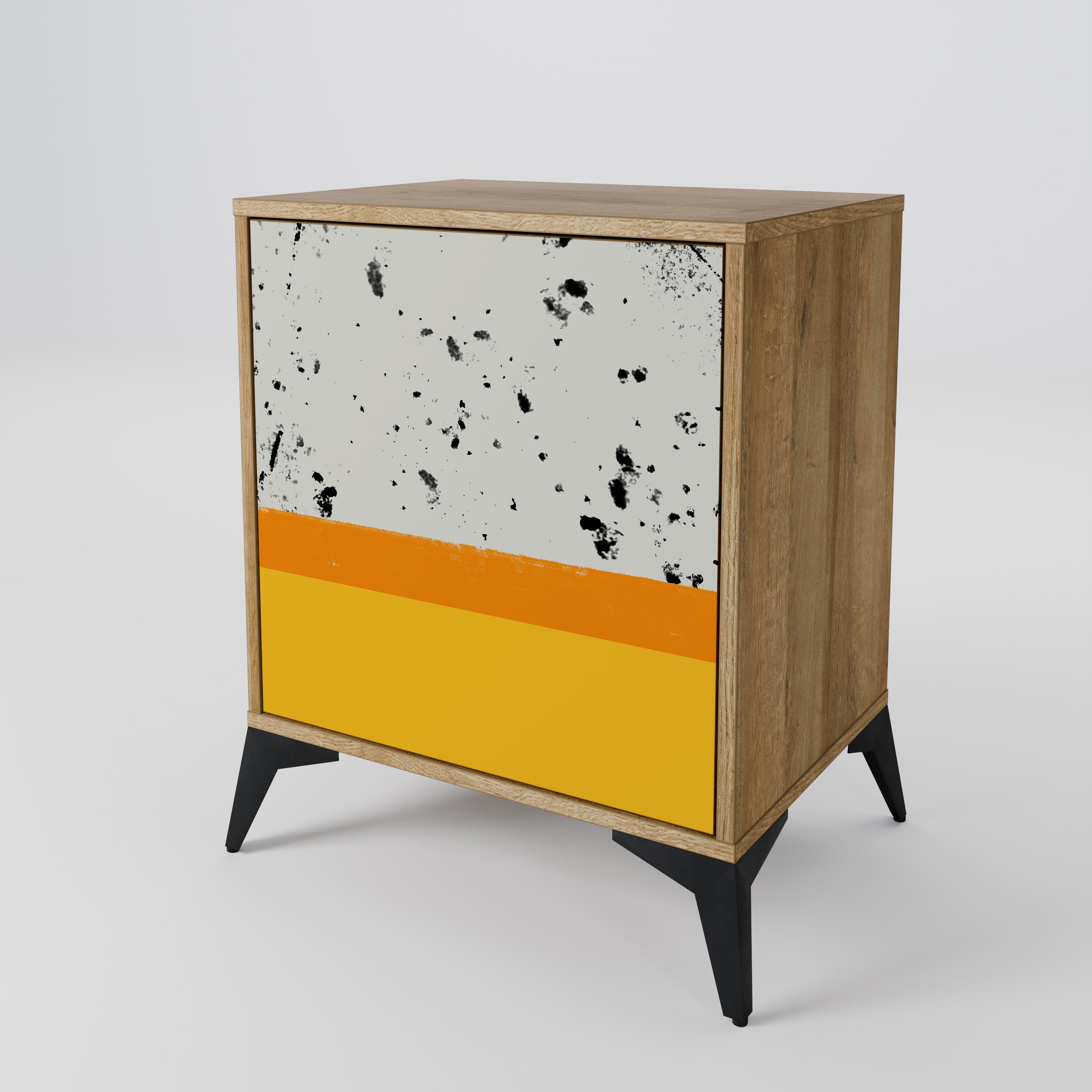 DYED BY ORANGE 1-Door Sideboard