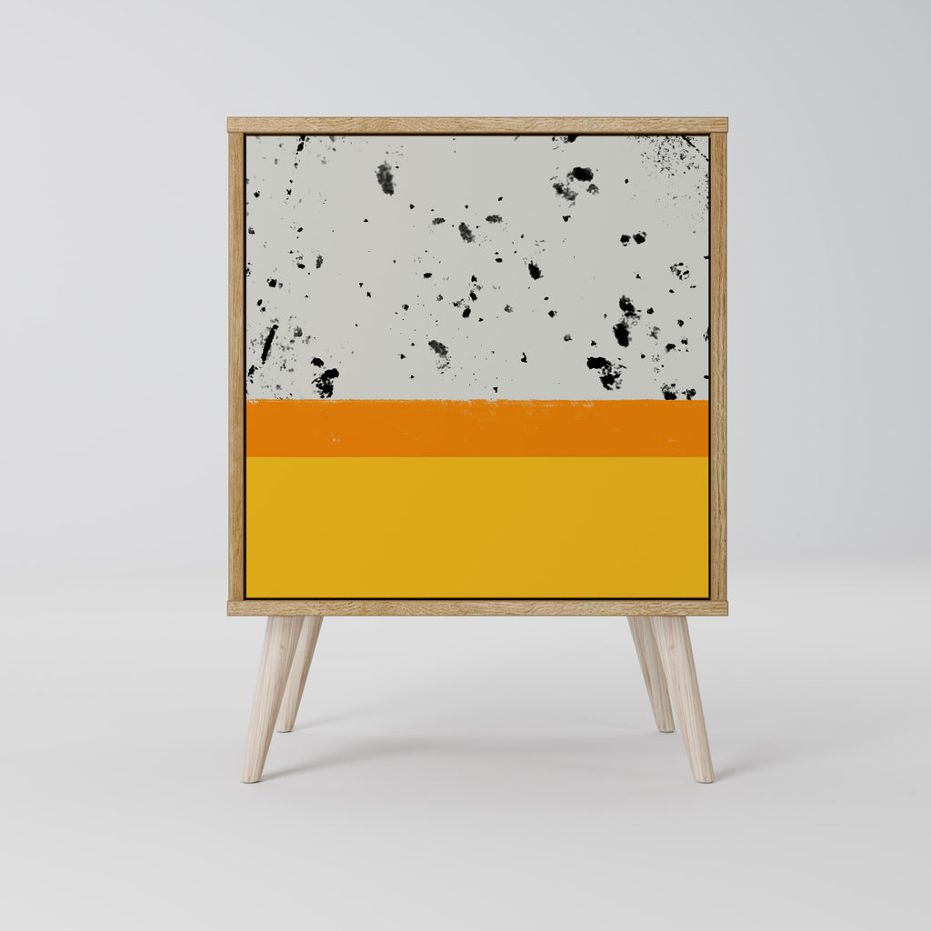 DYED BY ORANGE Jednodveřová komoda