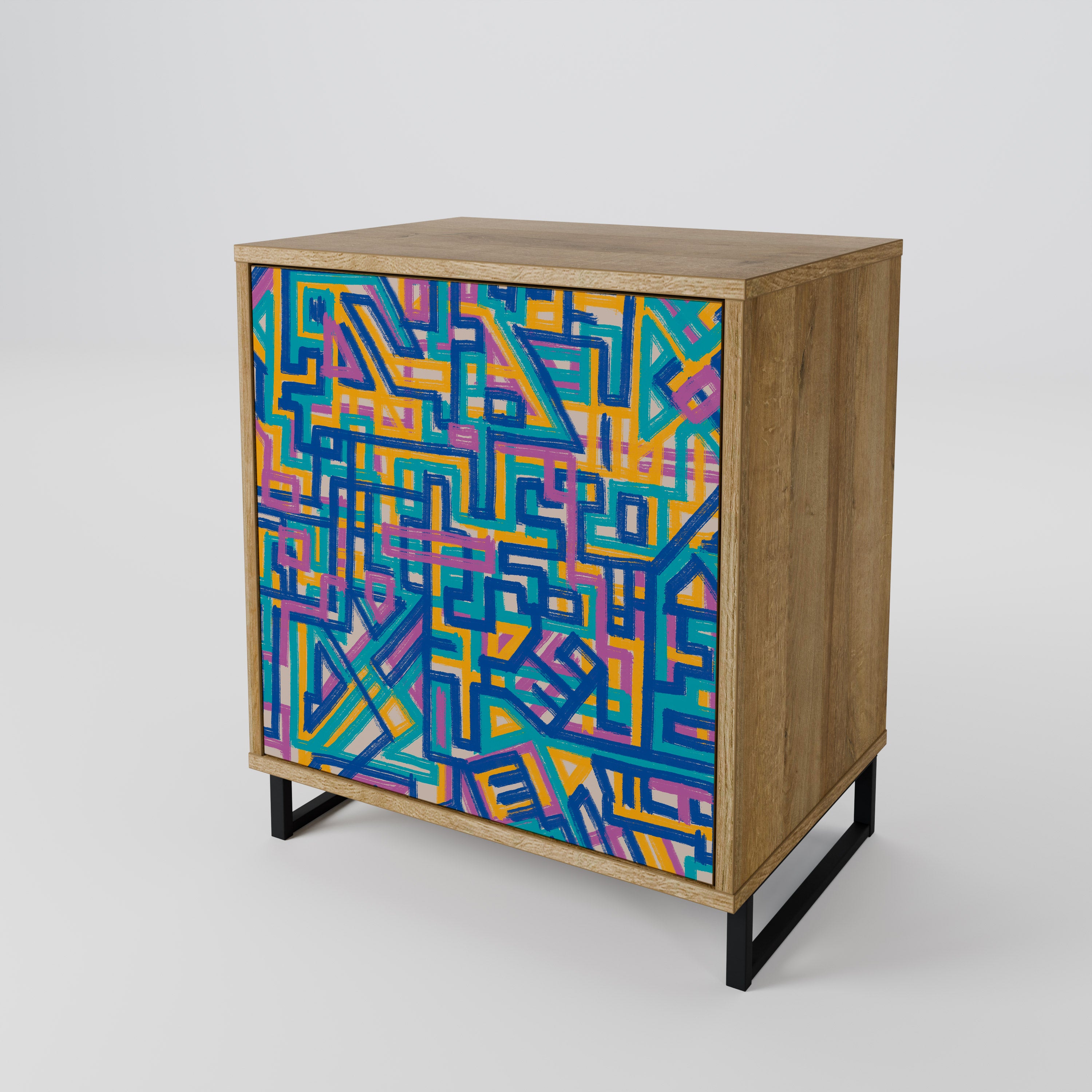 MEMORIES MAP 1-Door Sideboard