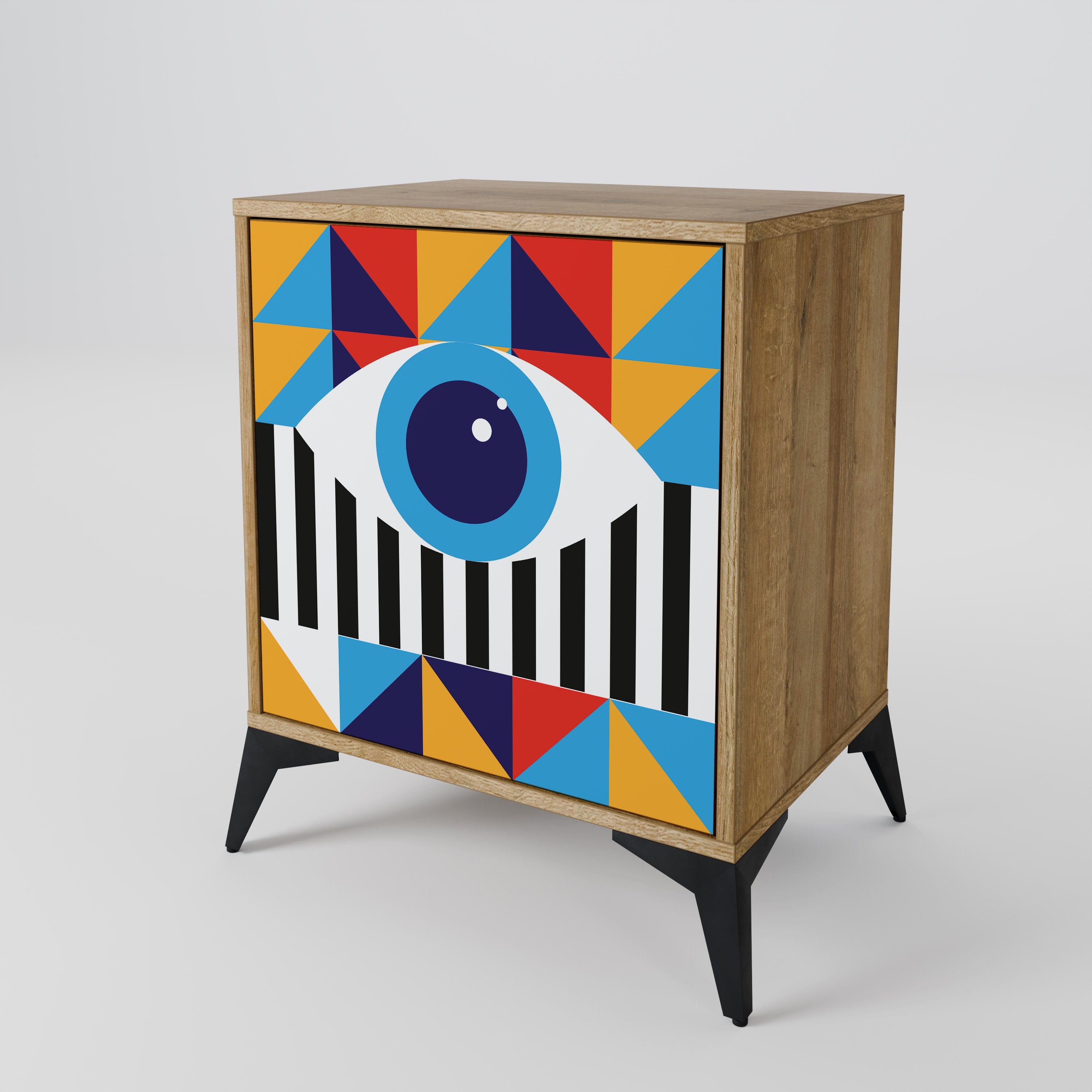 ABSTRACTION AND GEOMETRY 1-Door Sideboard