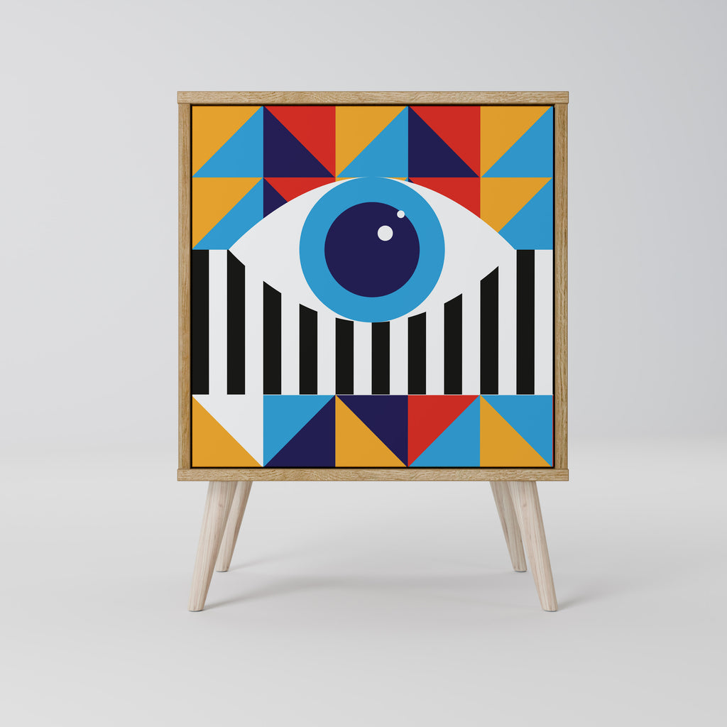 ABSTRACTION AND GEOMETRY 1-Door Sideboard