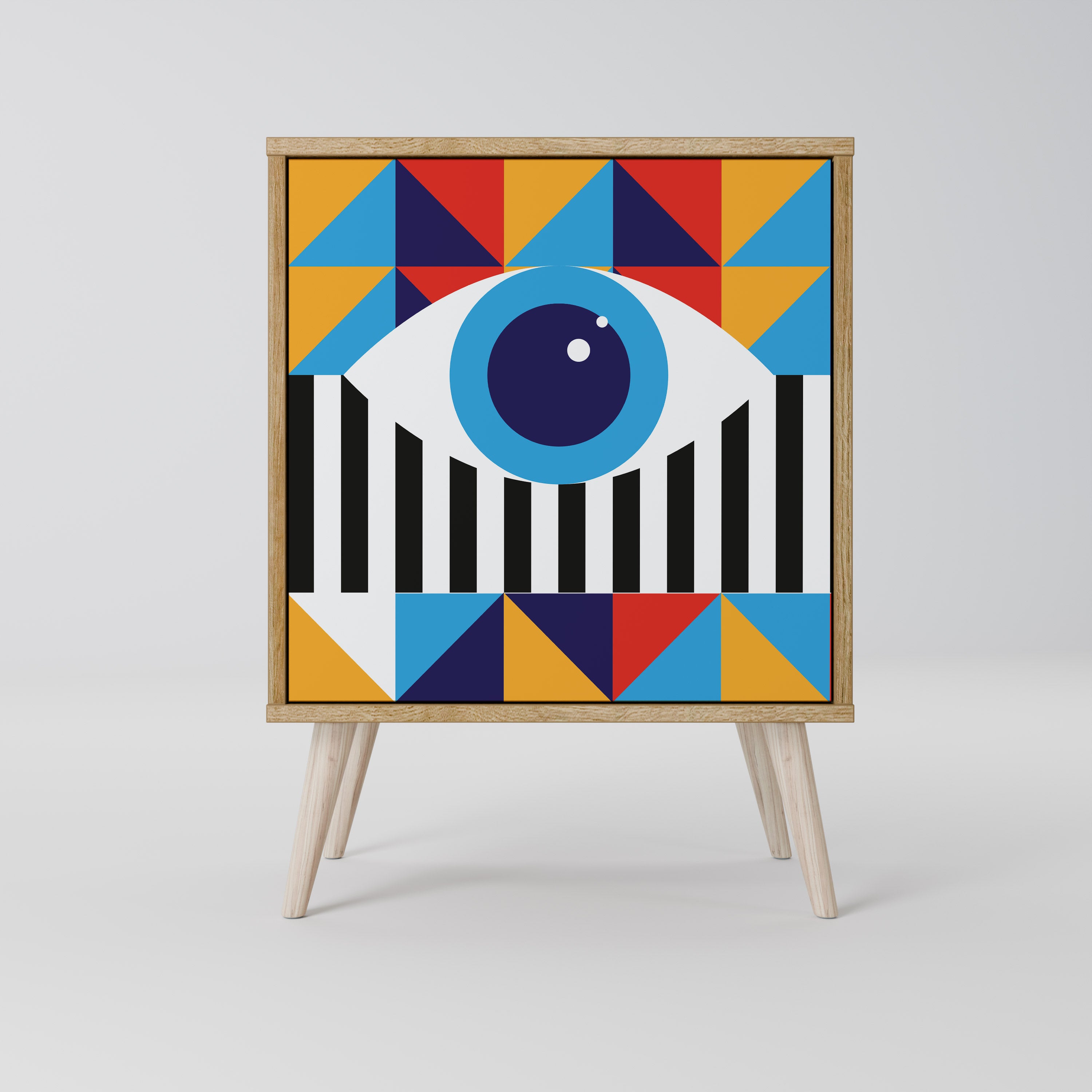 ABSTRACTION AND GEOMETRY 1-Door Sideboard