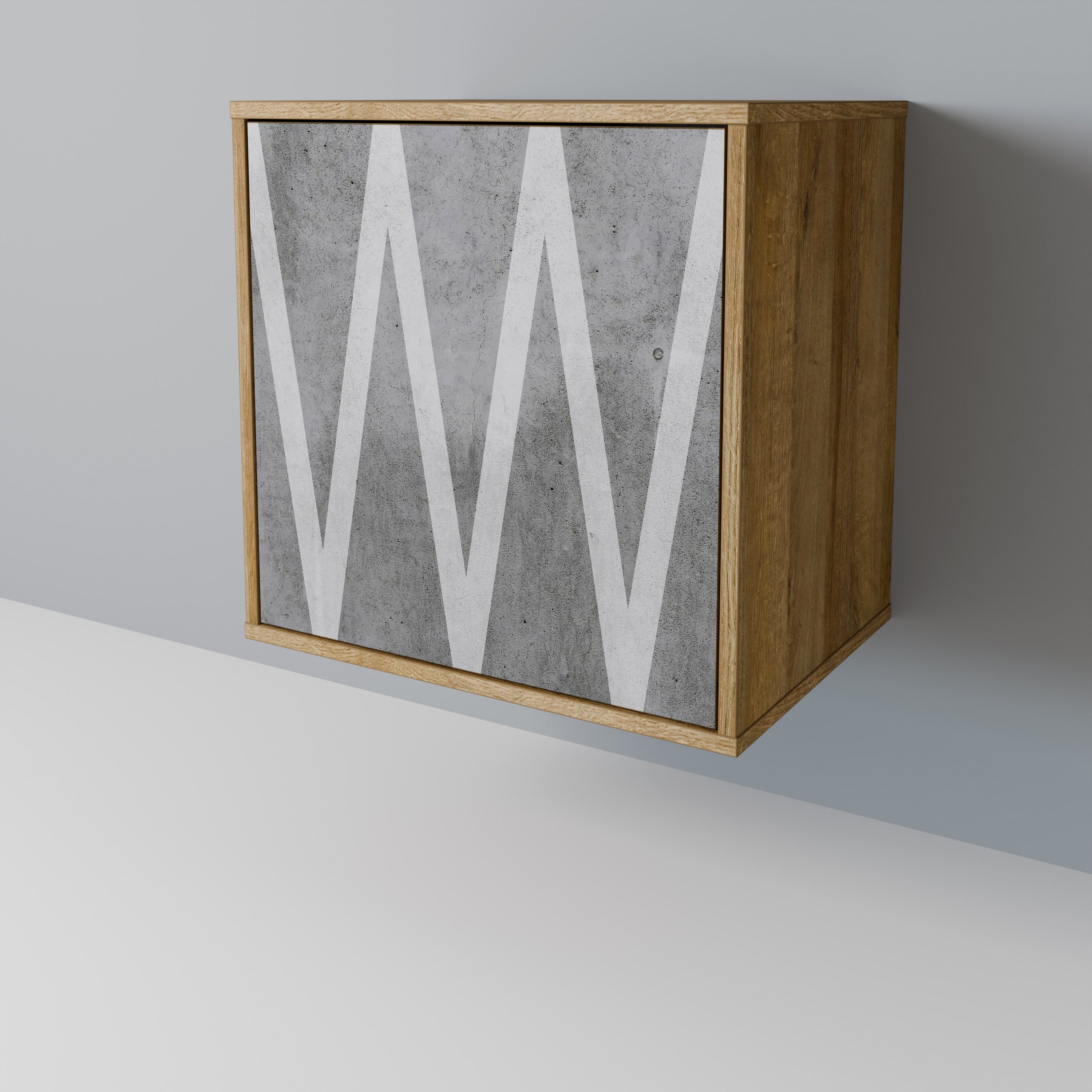 SOLID ZIG ZAG 1-Door Sideboard