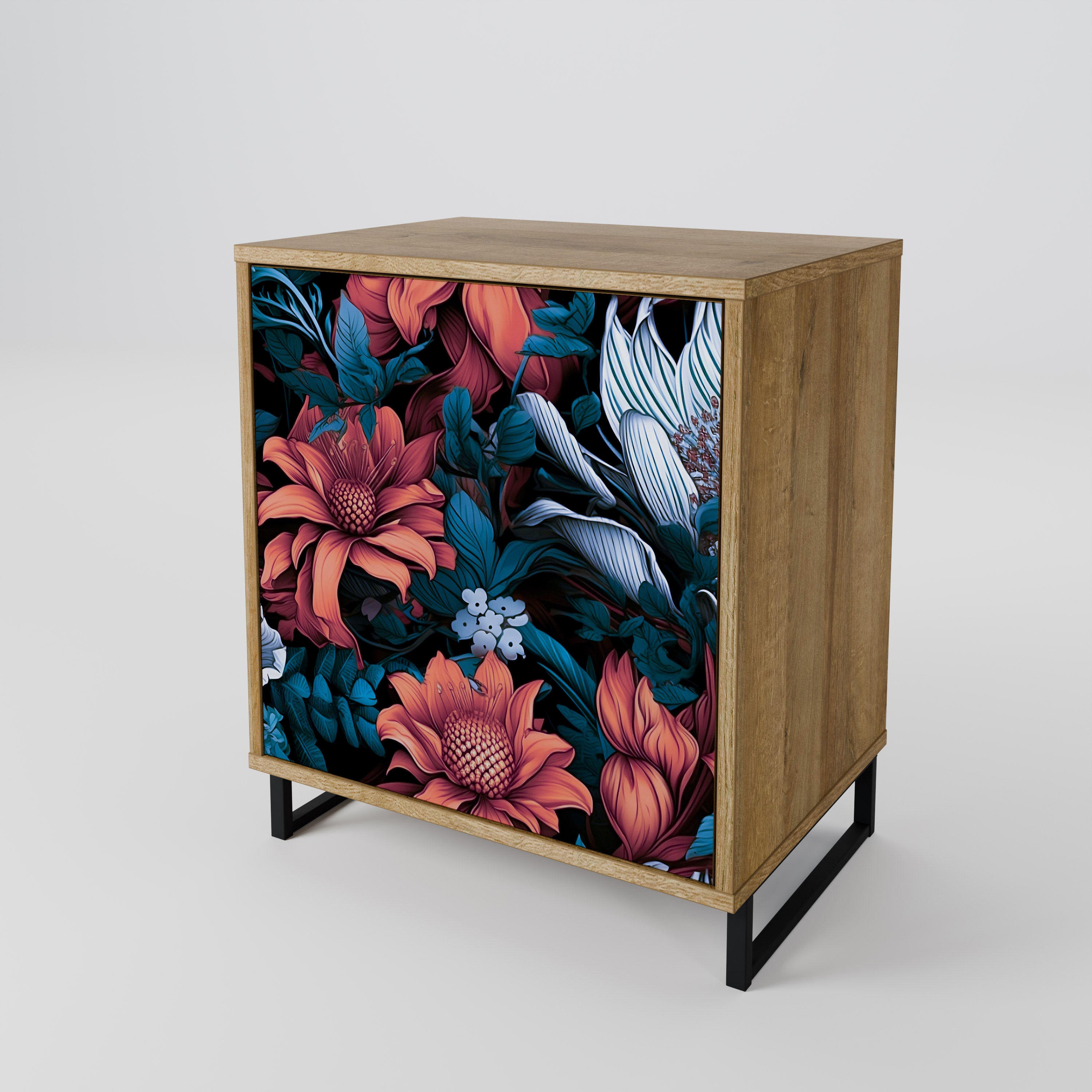 ETHEREAL BLOSSOMS 1-Door Sideboard