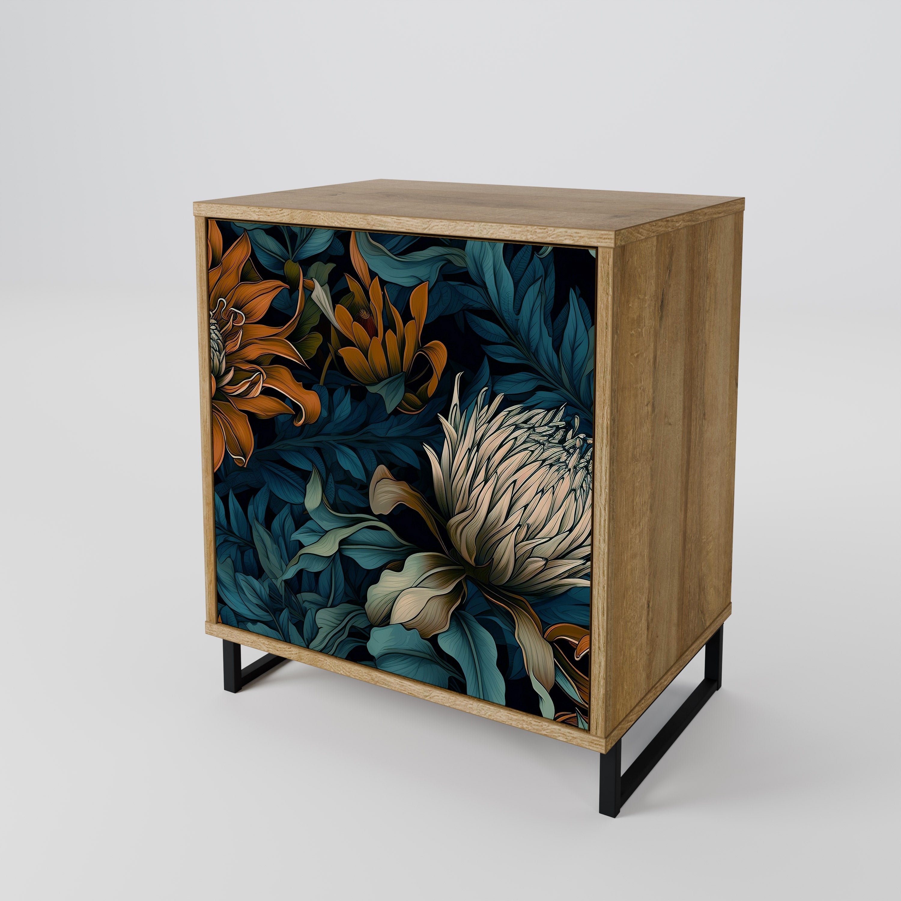 MORNING BLOOM 1-Door Sideboard