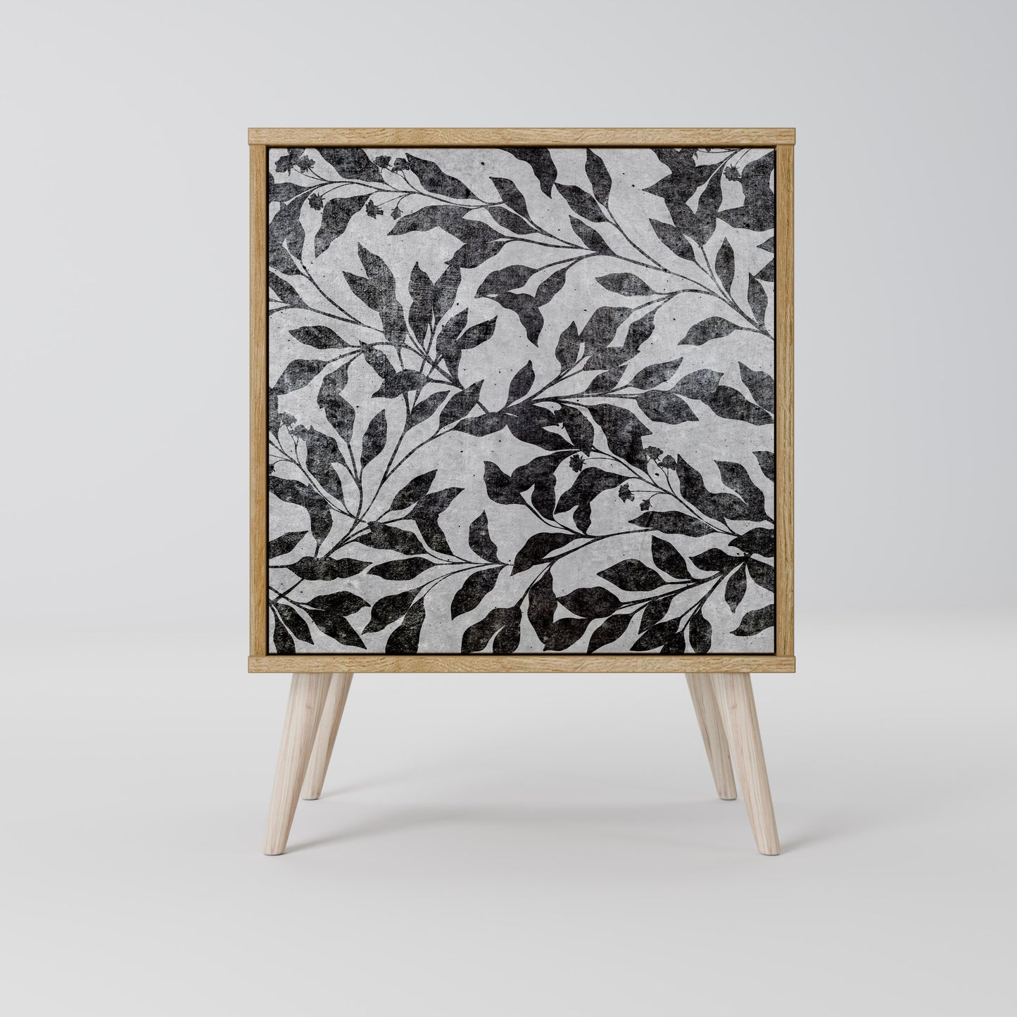 CHARCOAL SPROUT Jednodveřová komoda