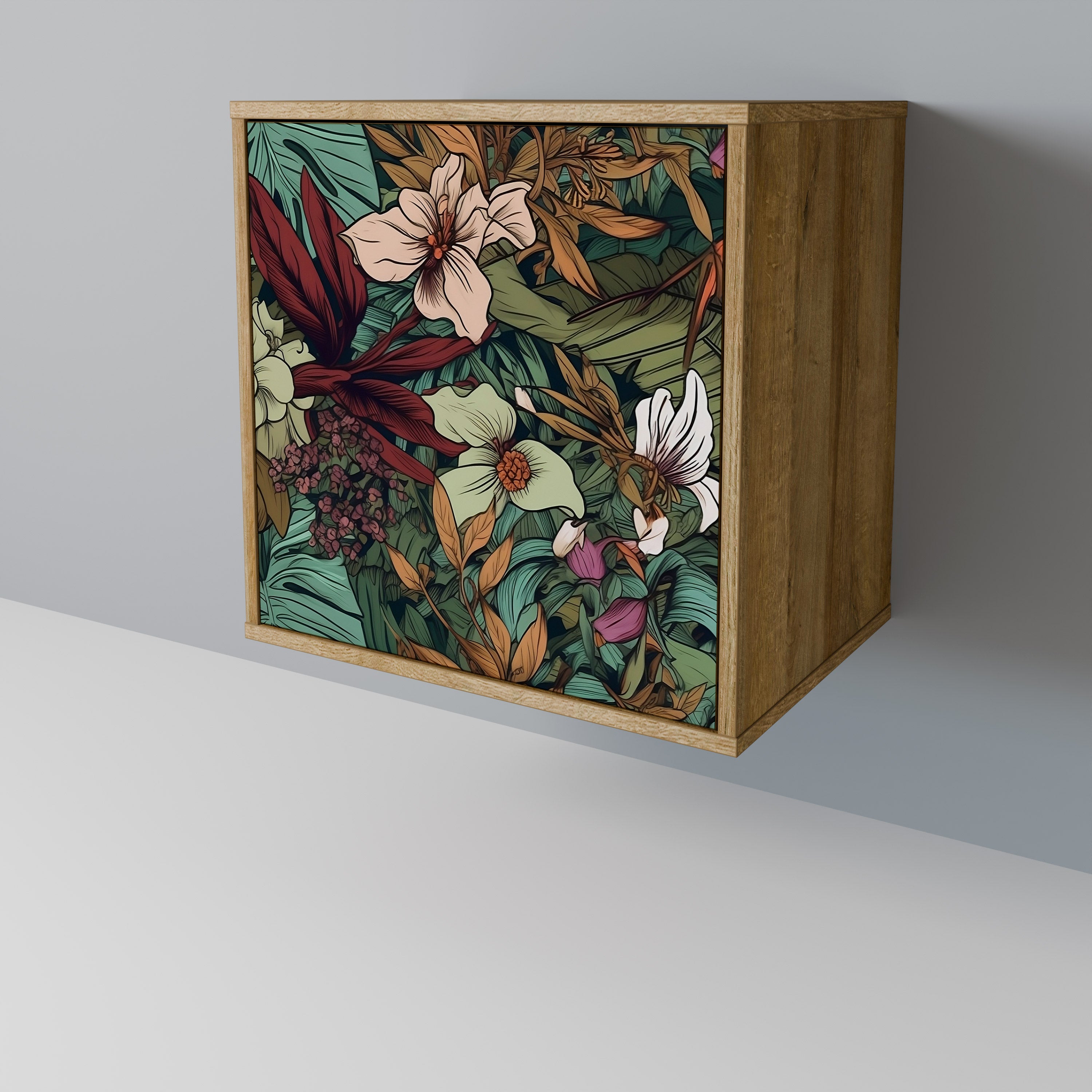 BOTANICAL EMERGENCE 1-Door Sideboard
