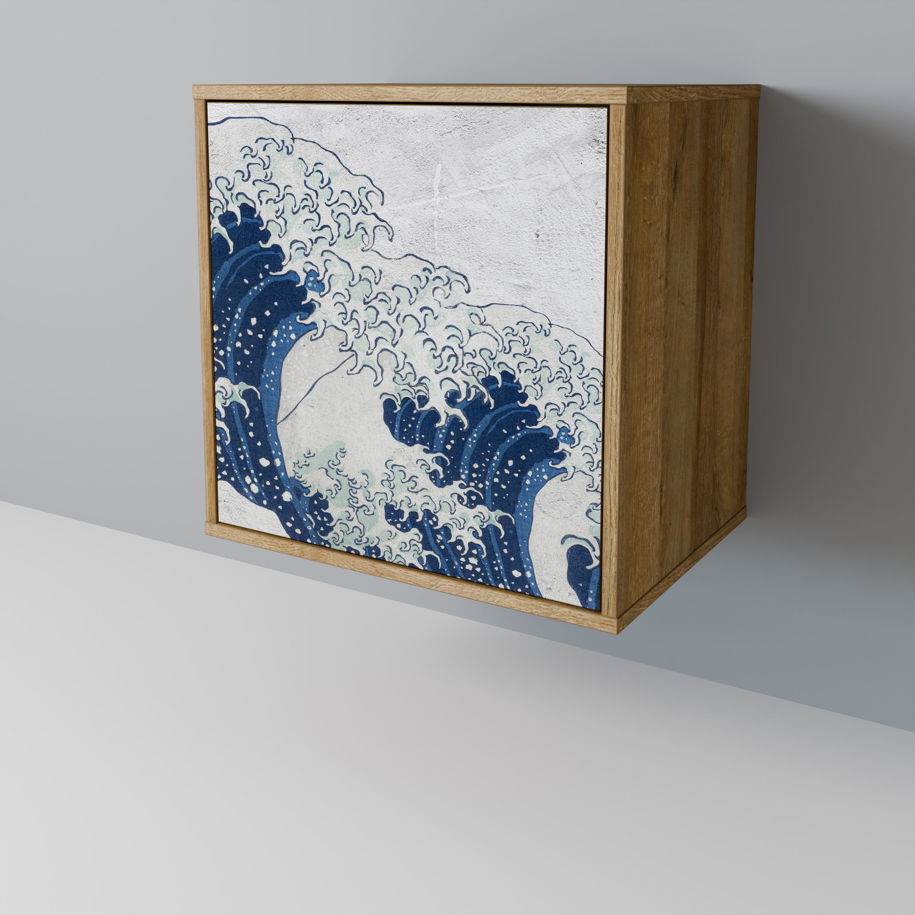 THE GREAT WAVE AT KANAGAWA 1-Door Sideboard