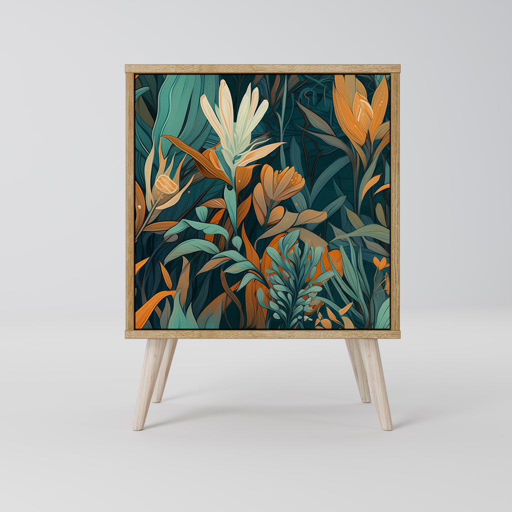 FLORAL SERENITY Jednodveřová komoda