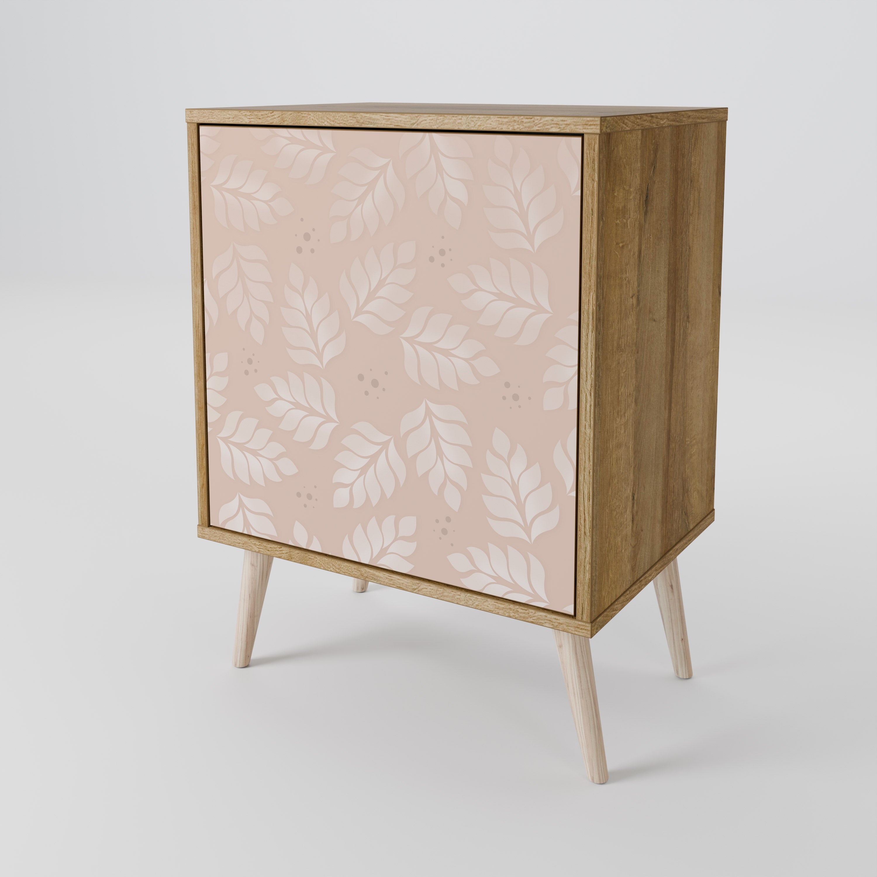 LEAVES ON BEIGE 1-Door Sideboard