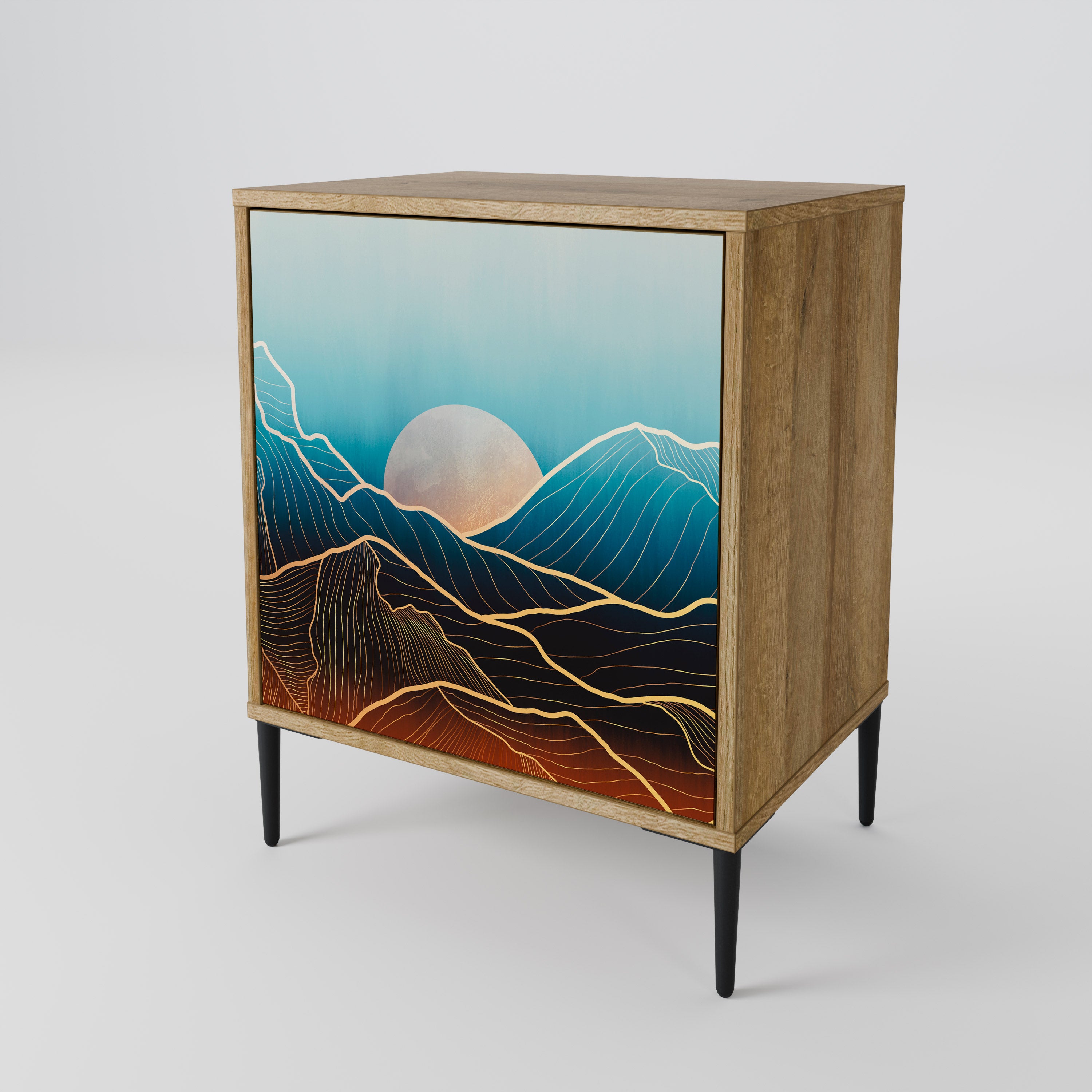 LUNAR SECRETS 1-Door Sideboard