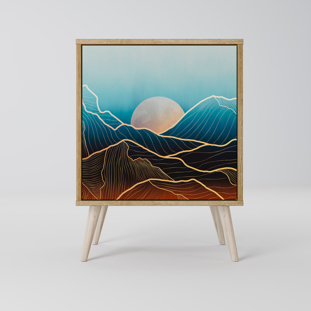 LUNAR SECRETS Jednodveřová komoda