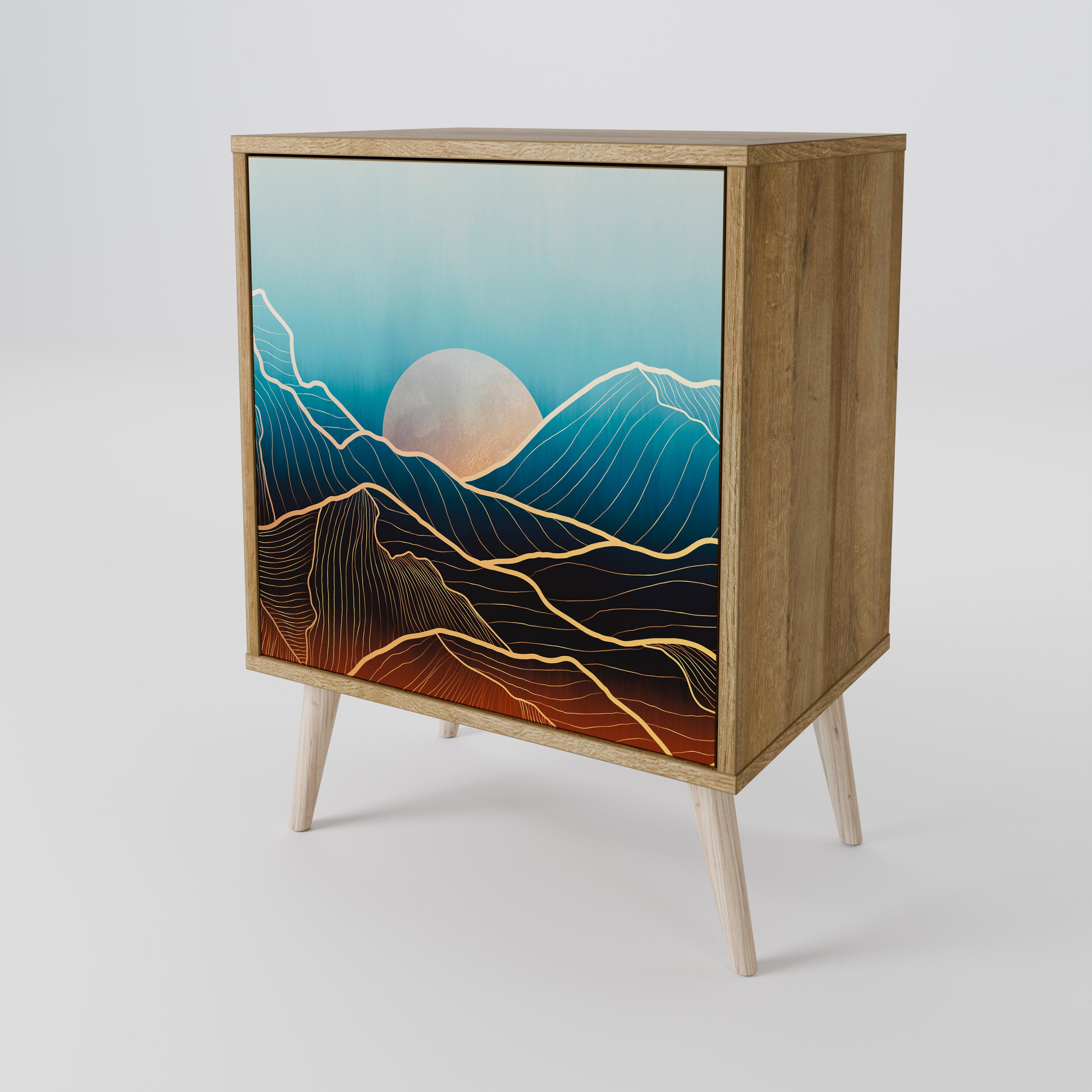 LUNAR SECRETS 1-Door Sideboard