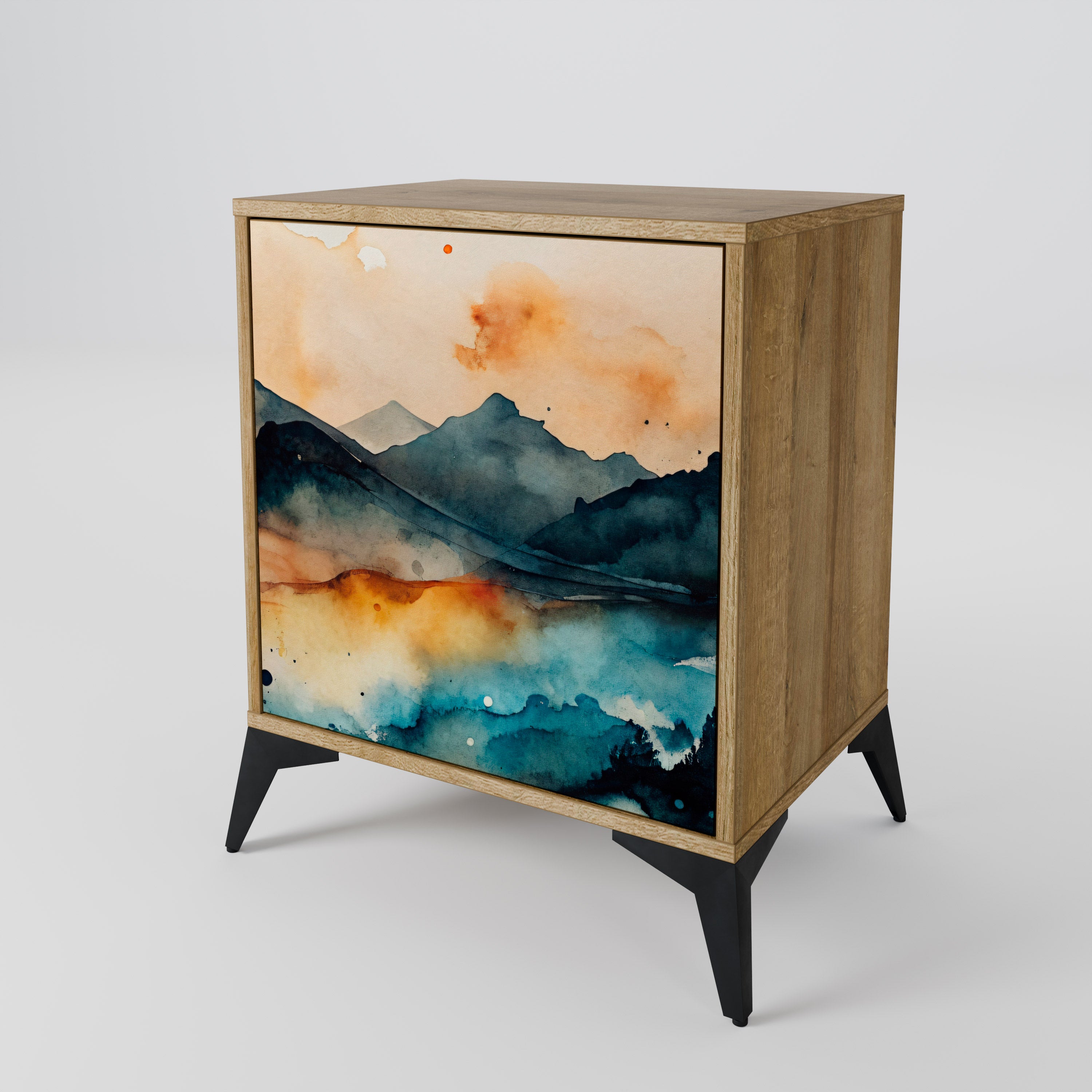 OMINOUS MOUNTAINS 1-Door Sideboard