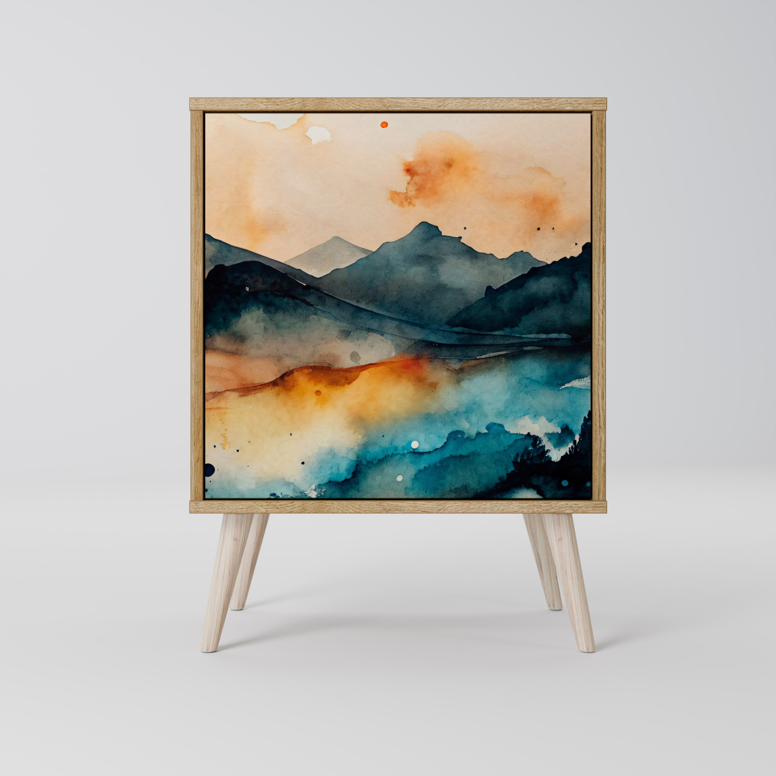 OMINOUS MOUNTAINS 1-Door Sideboard