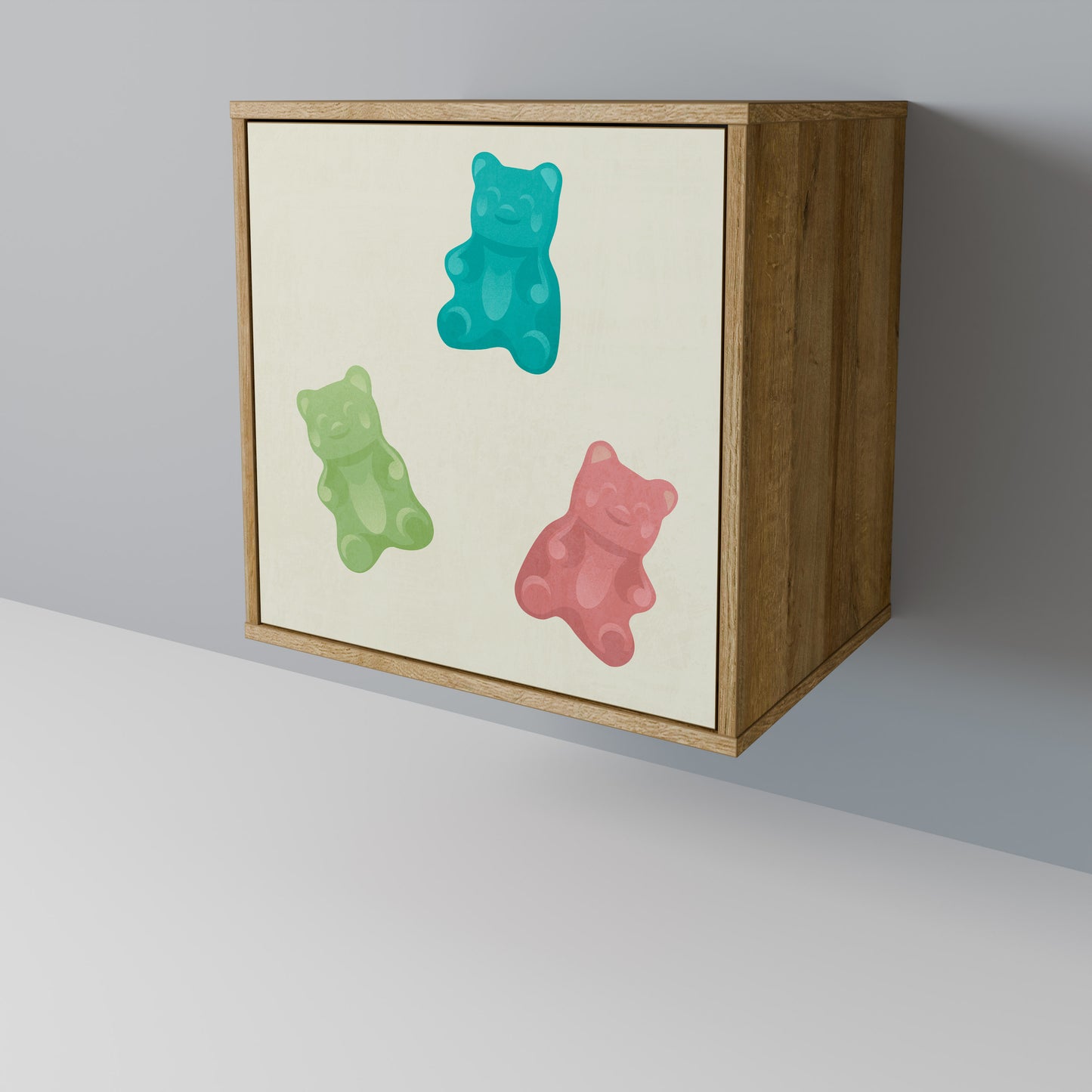 GUMMY BEARS Jednodveřová komoda