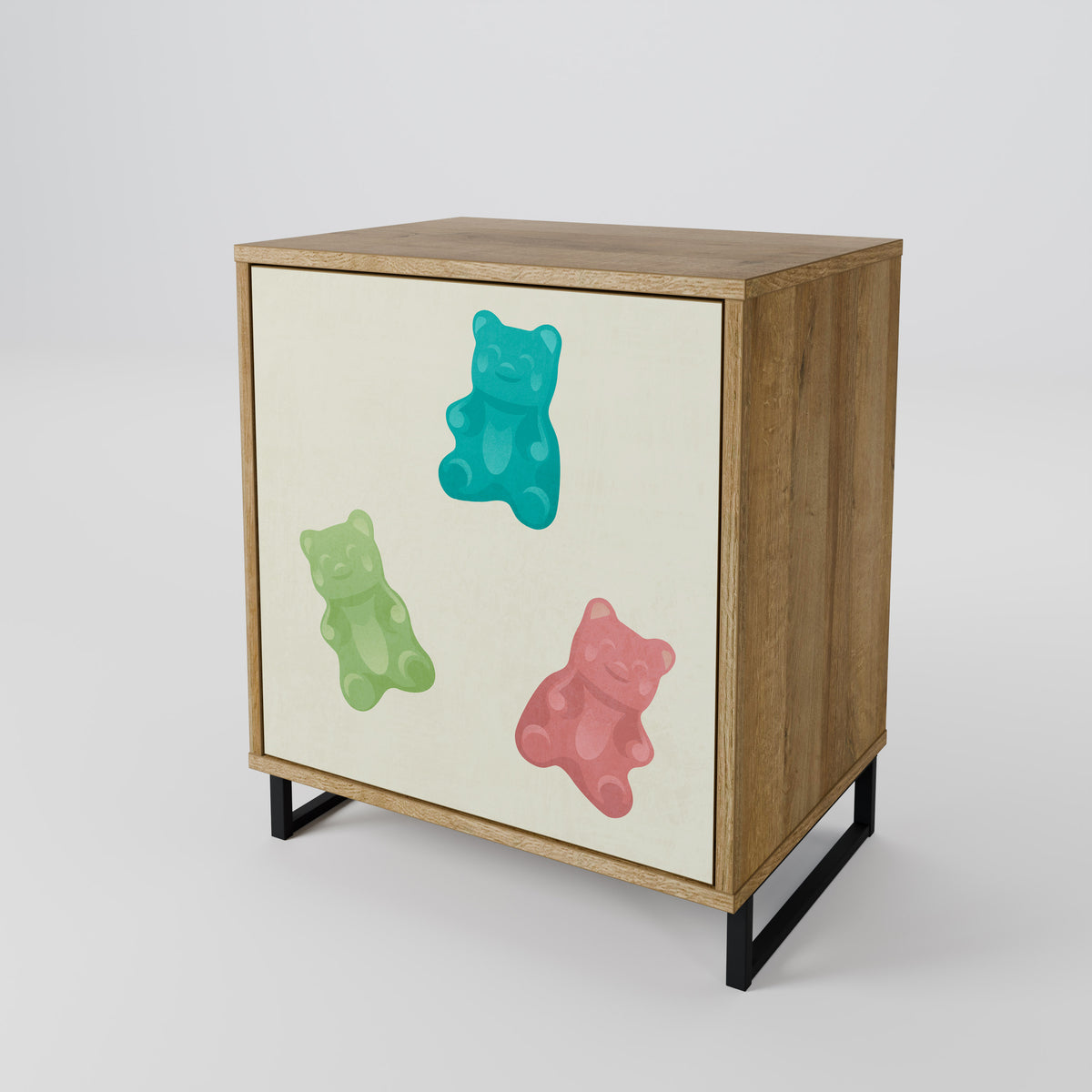GUMMY BEARS Jednodveřová komoda