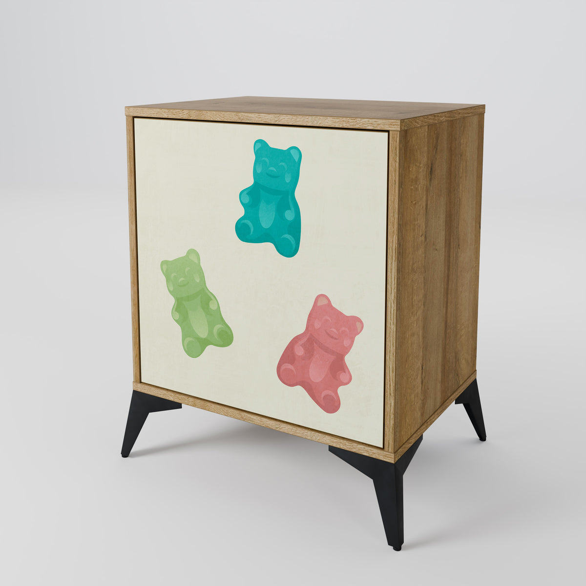 GUMMY BEARS Jednodveřová komoda