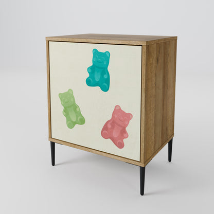 GUMMY BEARS Jednodveřová komoda