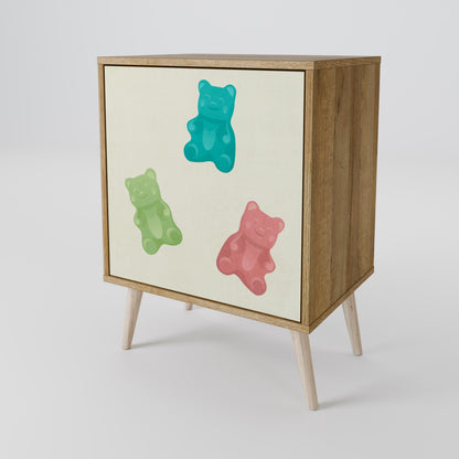 GUMMY BEARS Jednodveřová komoda