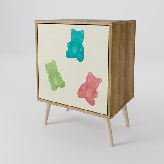 GUMMY BEARS Jednodveřová komoda