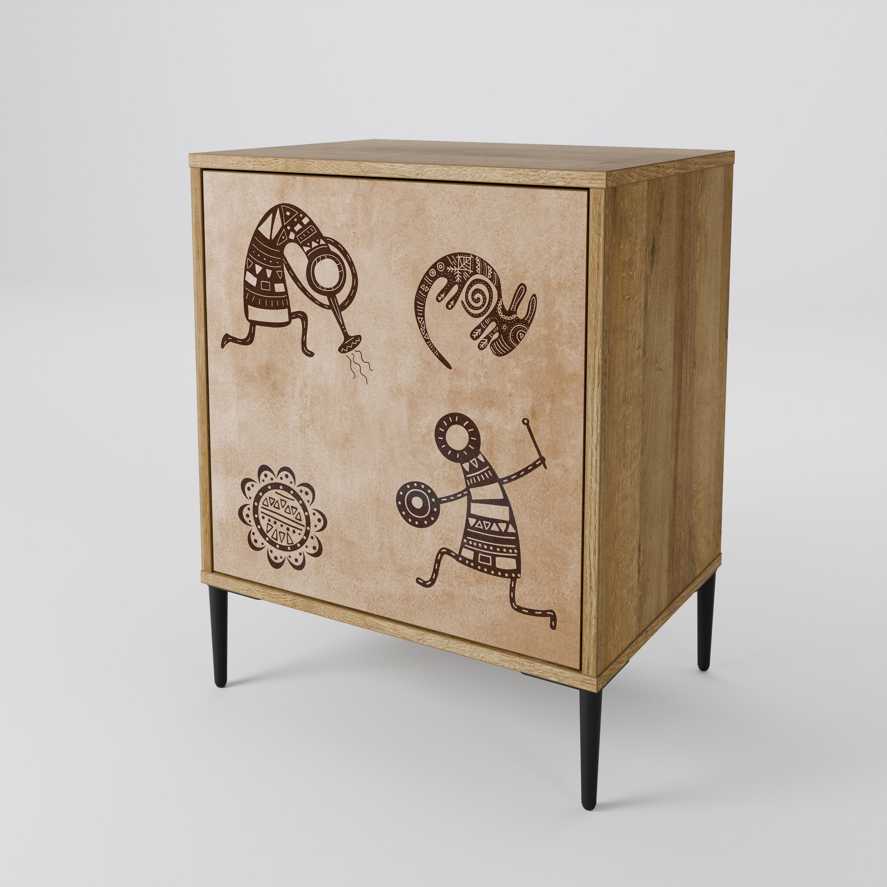 AFRICAN STYLE 1-Door Sideboard